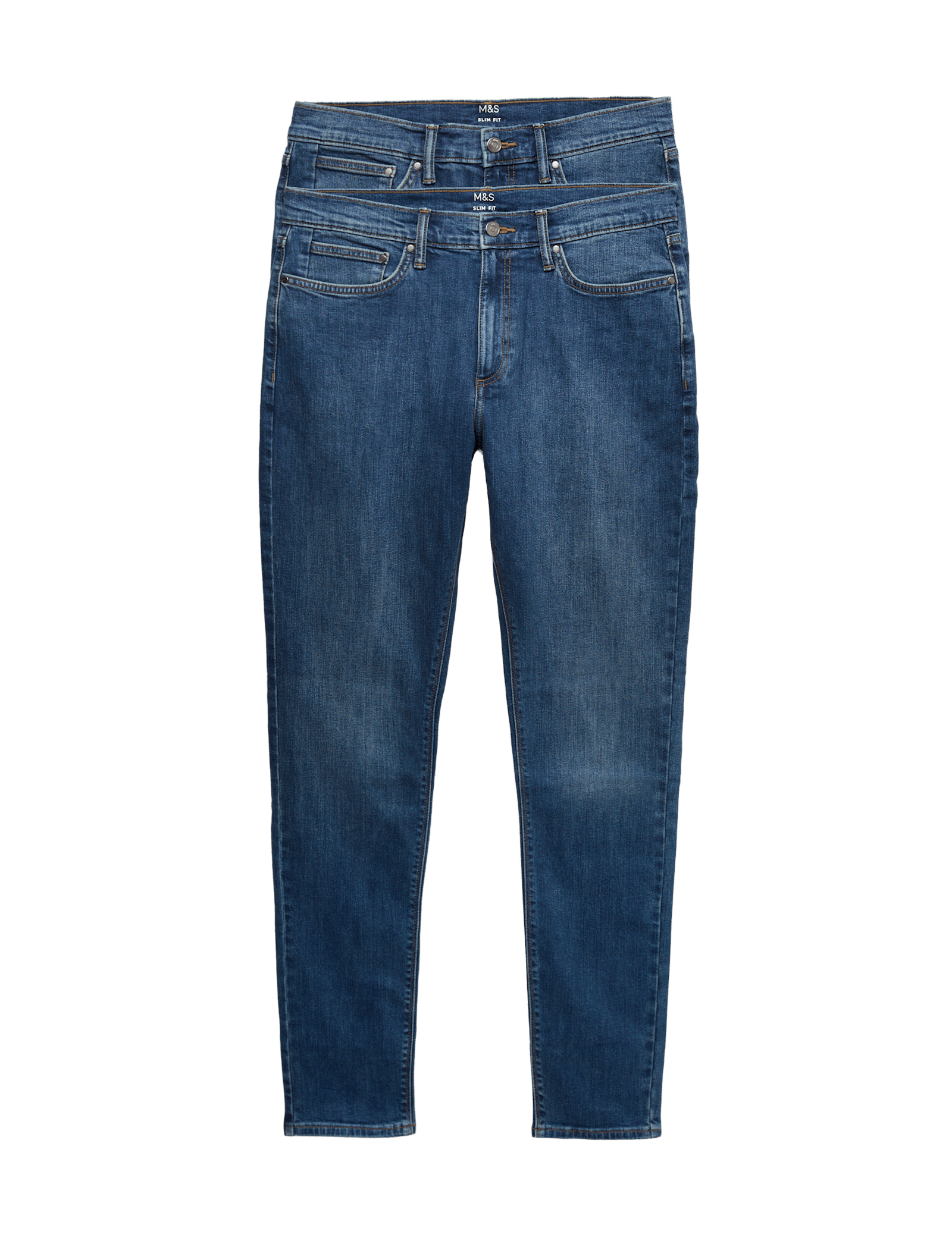 2 Pack Slim Fit Stretch Jeans - image 2