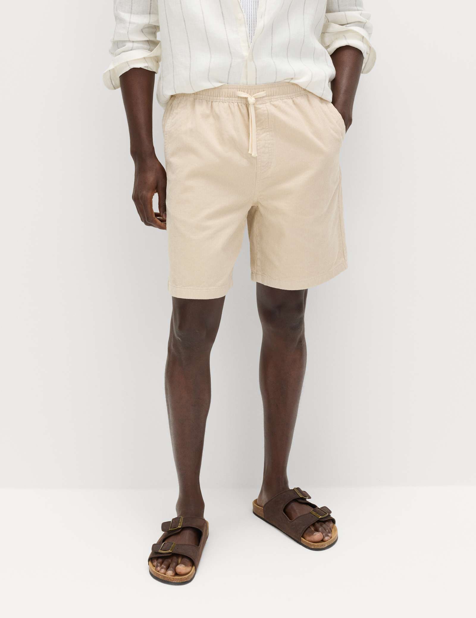 Pure Cotton Corduroy Shorts - image 5