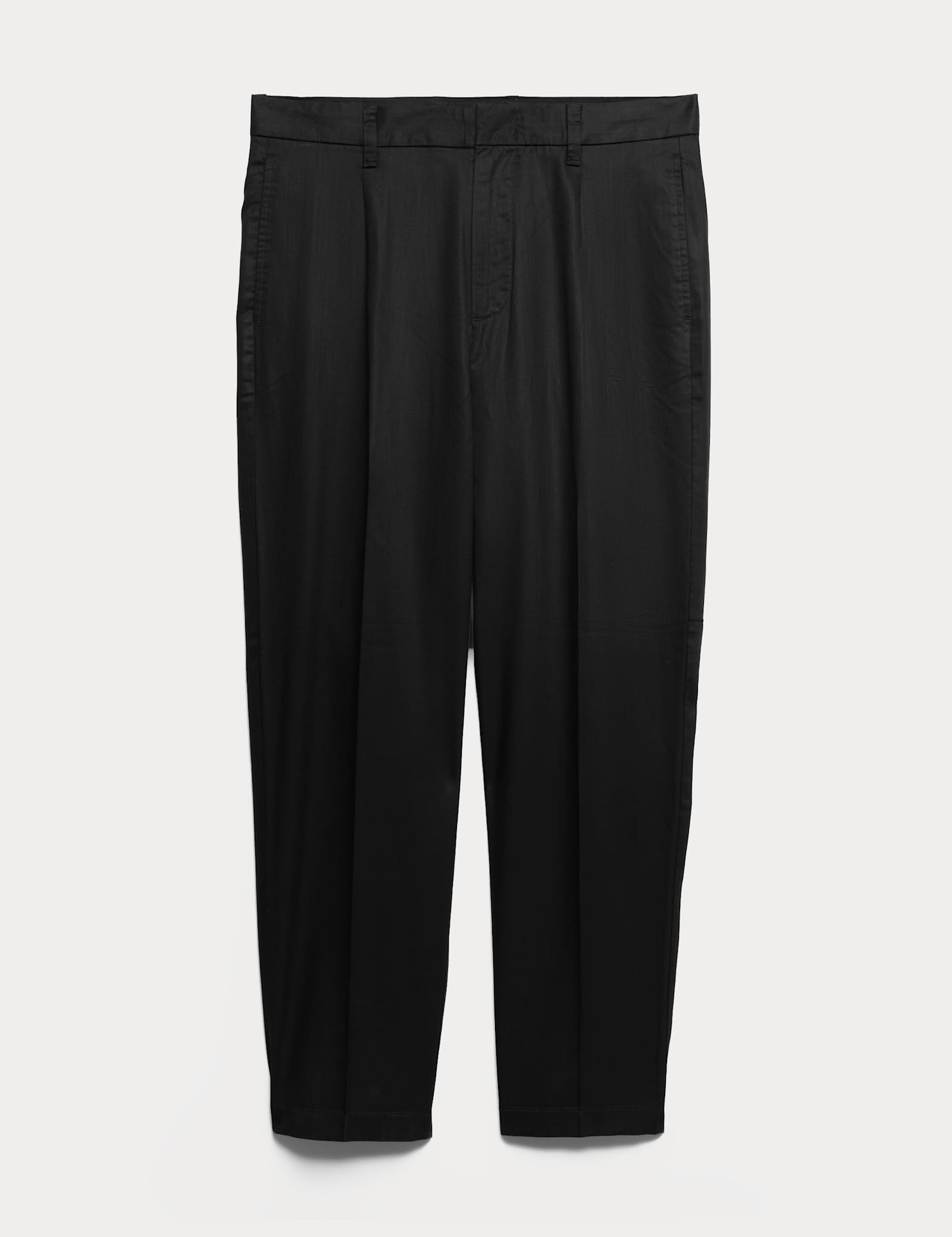 Tapered Fit Lyocell Rich Trousers - image 1