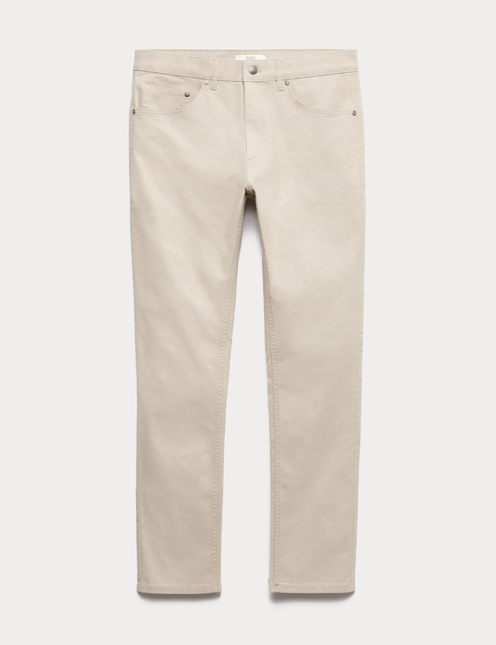 Slim Fit 5 Pocket Stretch Trousers - image 2