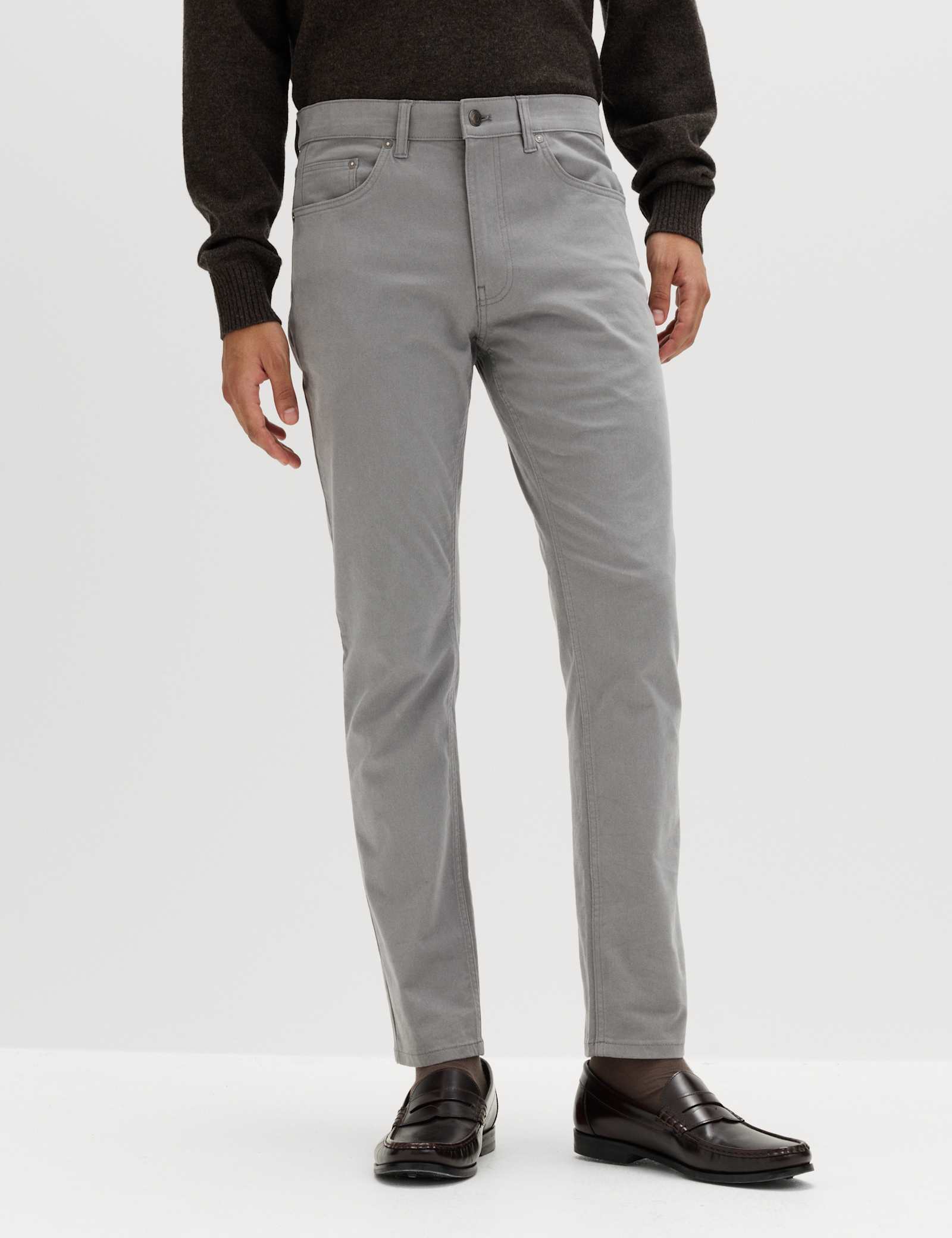 Slim Fit 5 Pocket Stretch Trousers - image 4