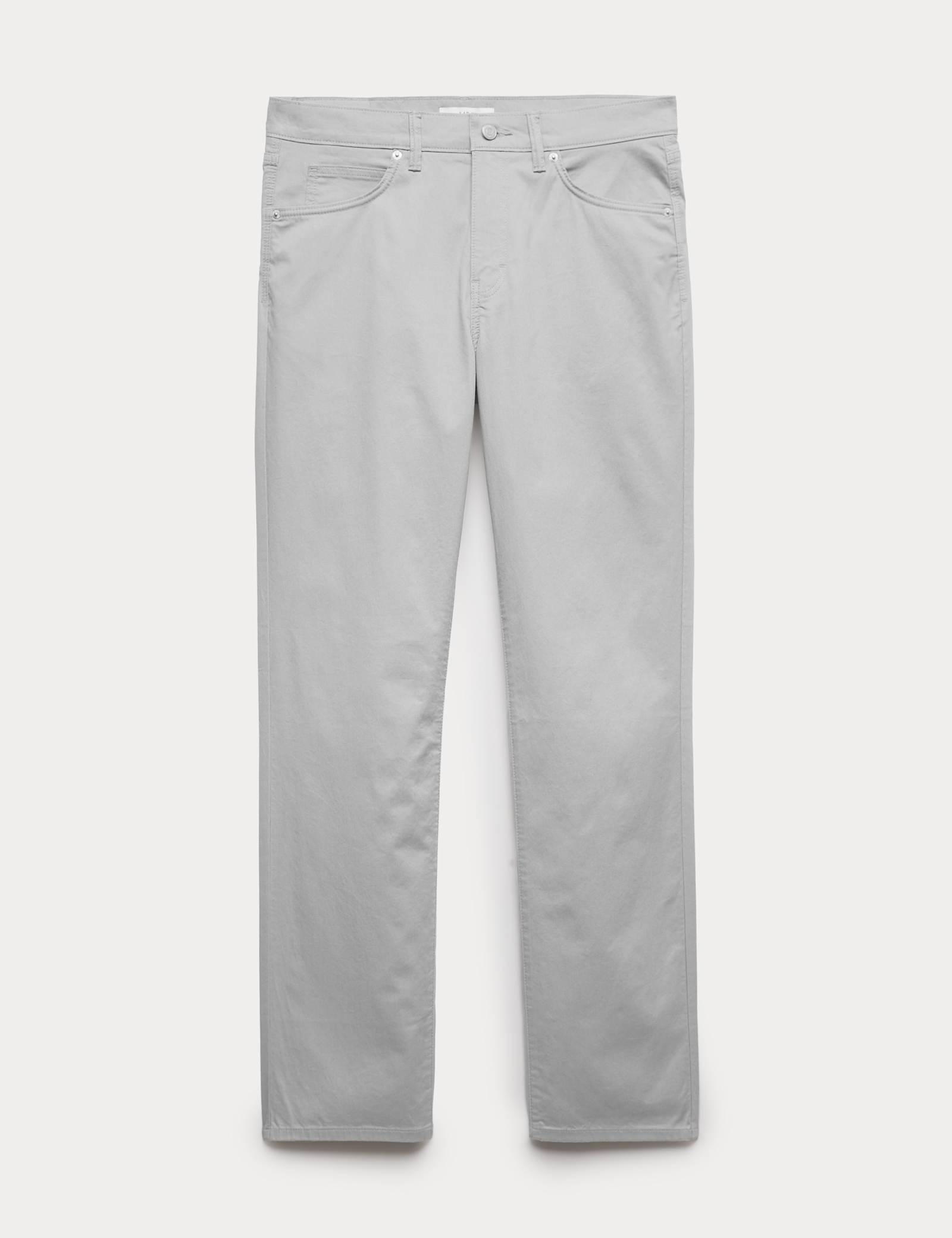 Straight Fit Textured 5 Pocket Trousers - image 4