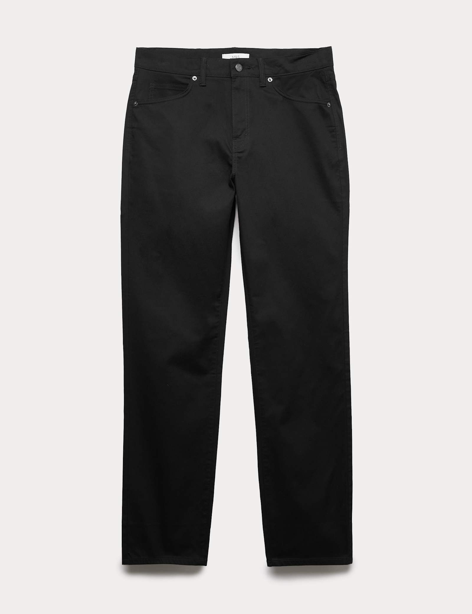 Straight Fit Textured 5 Pocket Trousers - image 3