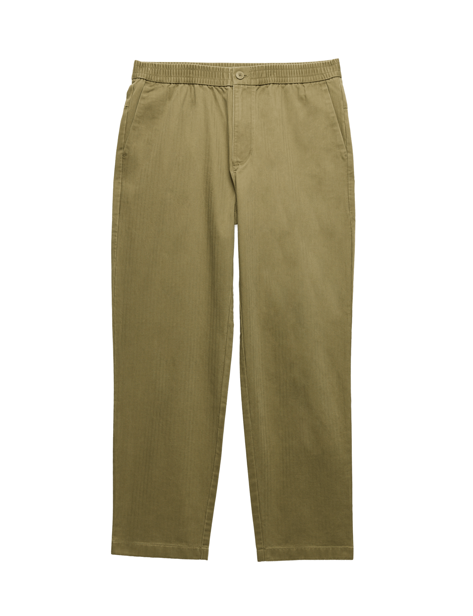 Pure Cotton Herringbone Trousers - image 3