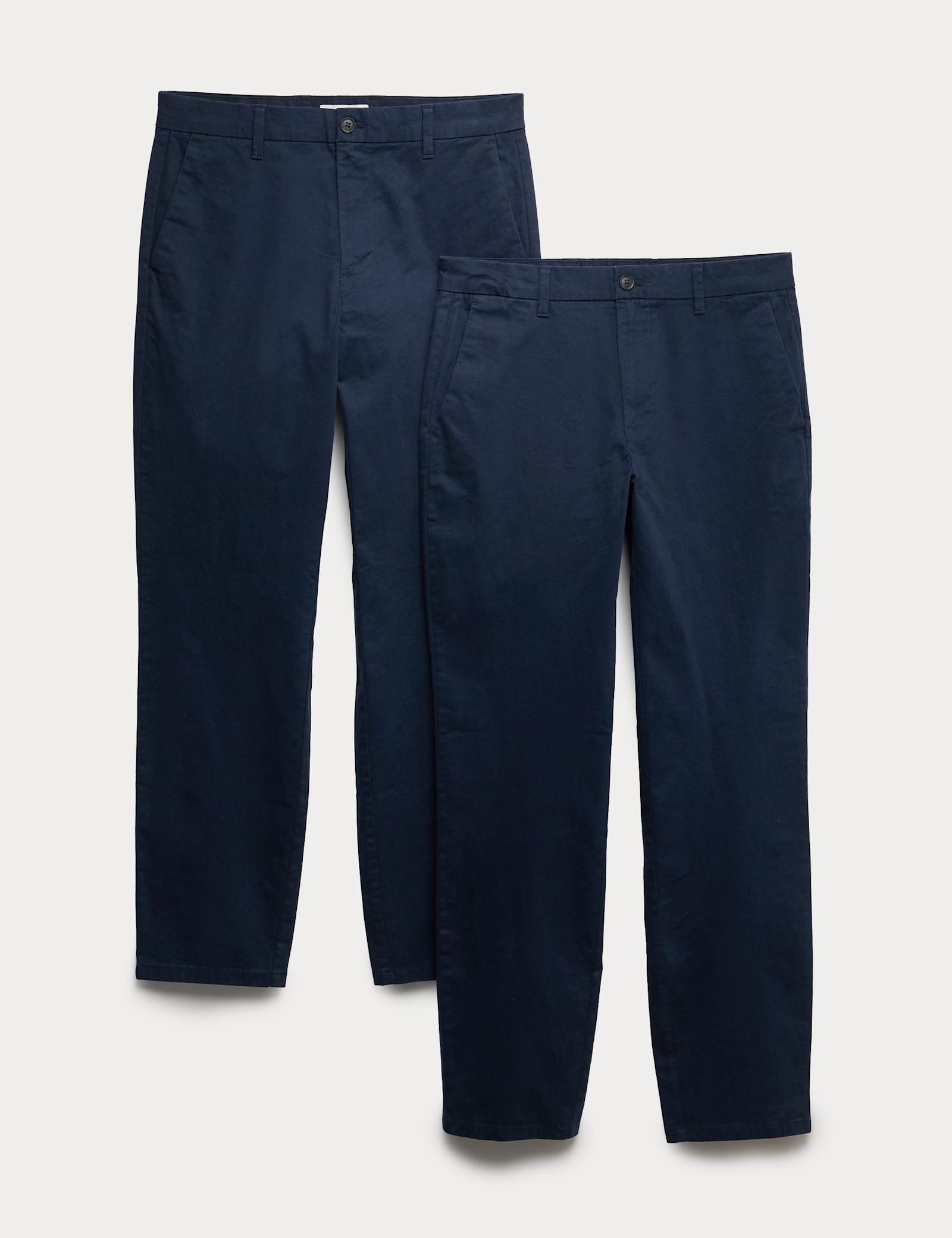 2 Pack Regular Fit Stretch Chinos - image 5