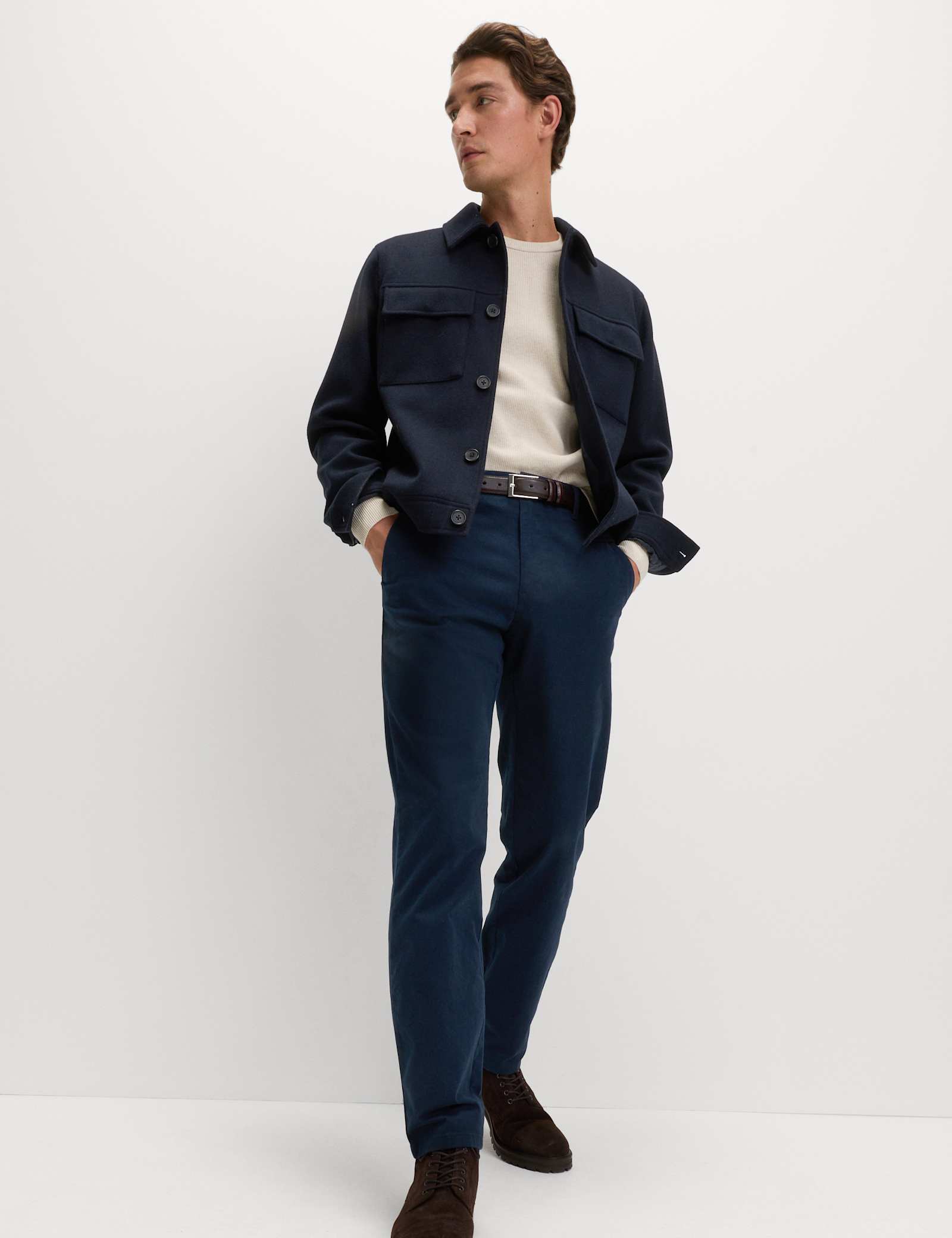 2 Pack Regular Fit Stretch Chinos - image 2
