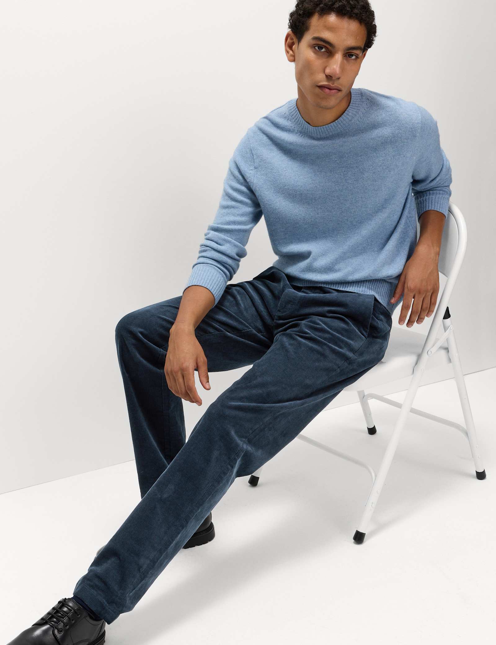 Regular Fit Corduroy Stretch Chinos - image 5