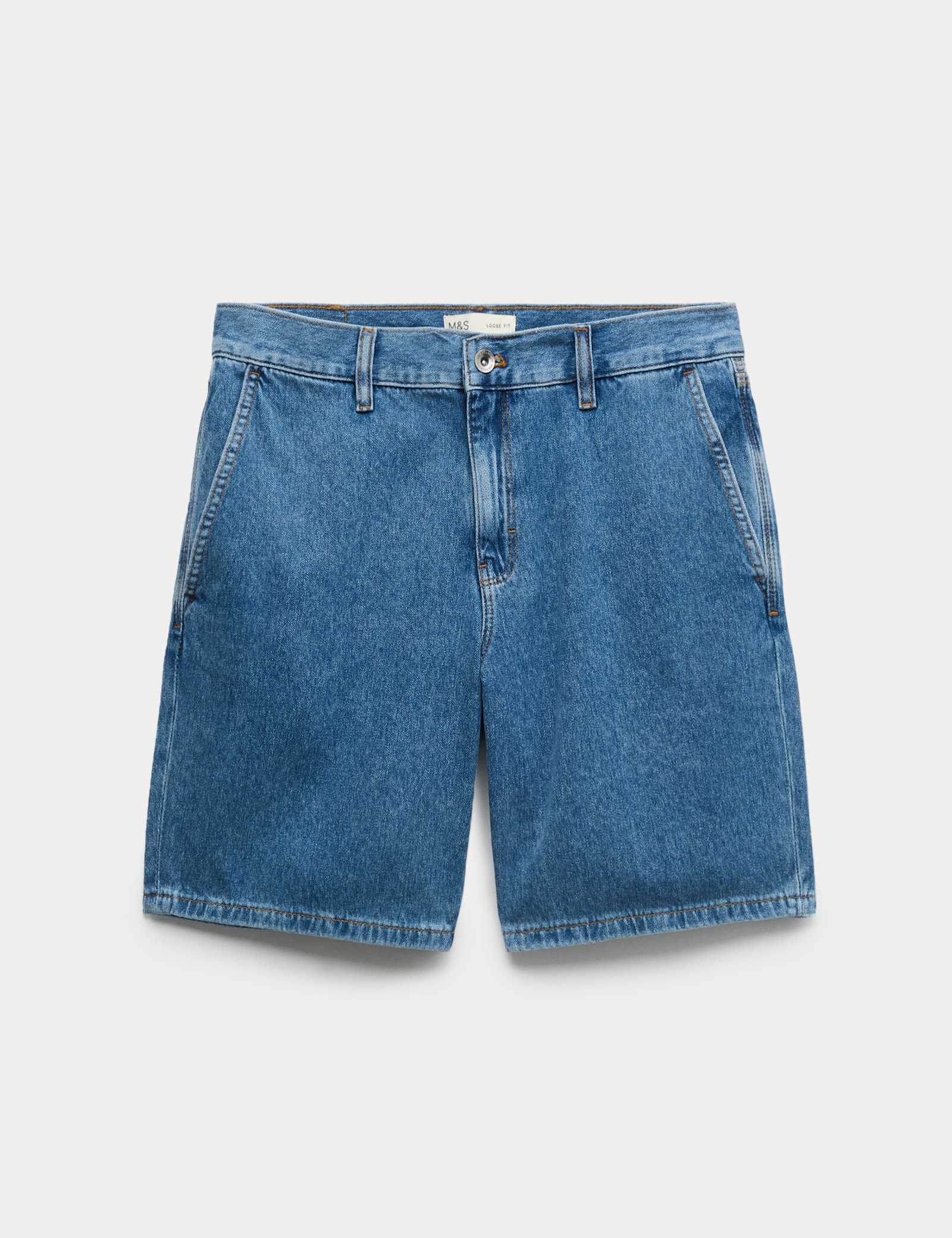 Pure Cotton Denim Shorts - image 2