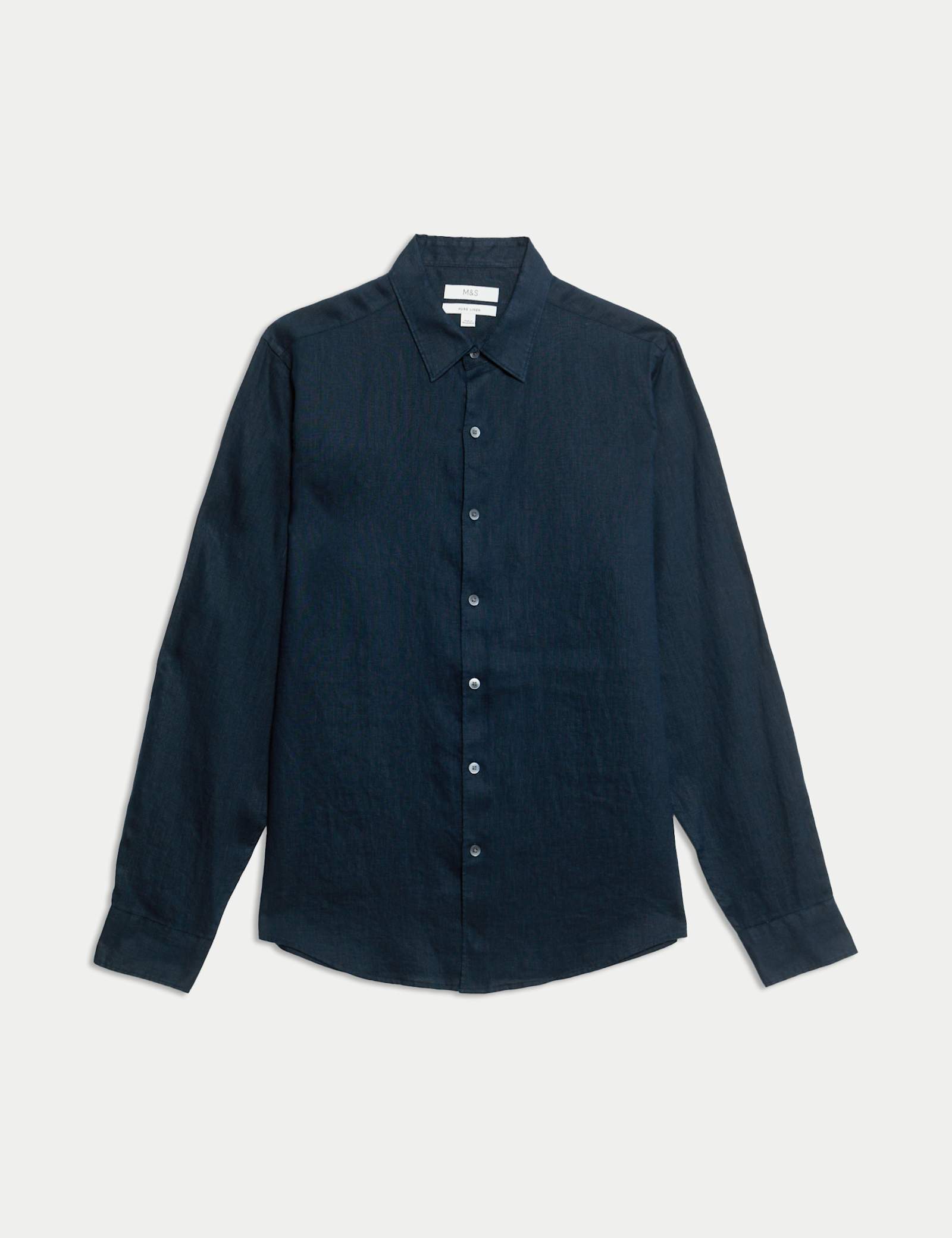 Slim Fit Pure Linen Shirt - image 2