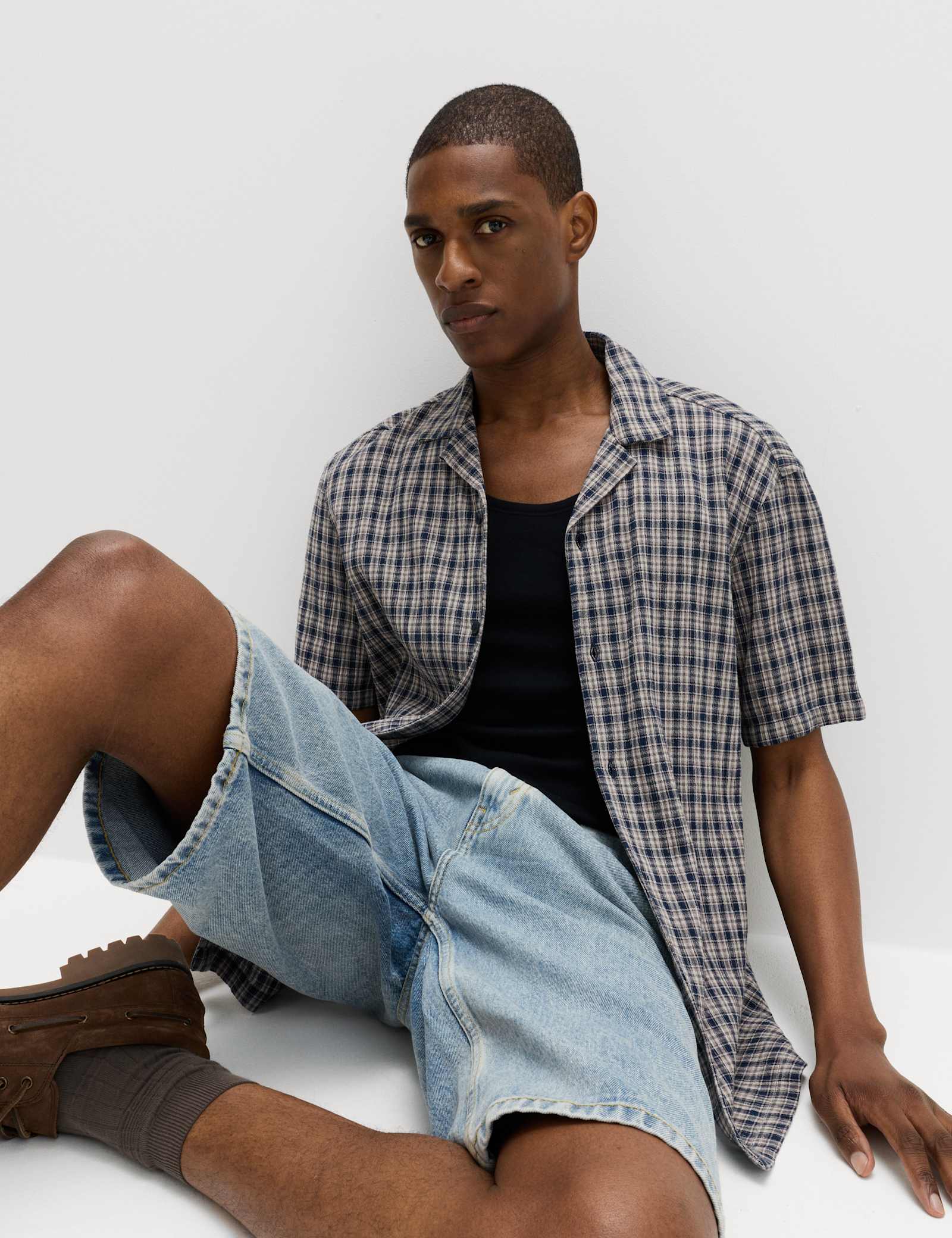 Pure Cotton Checked Shirt - image 2