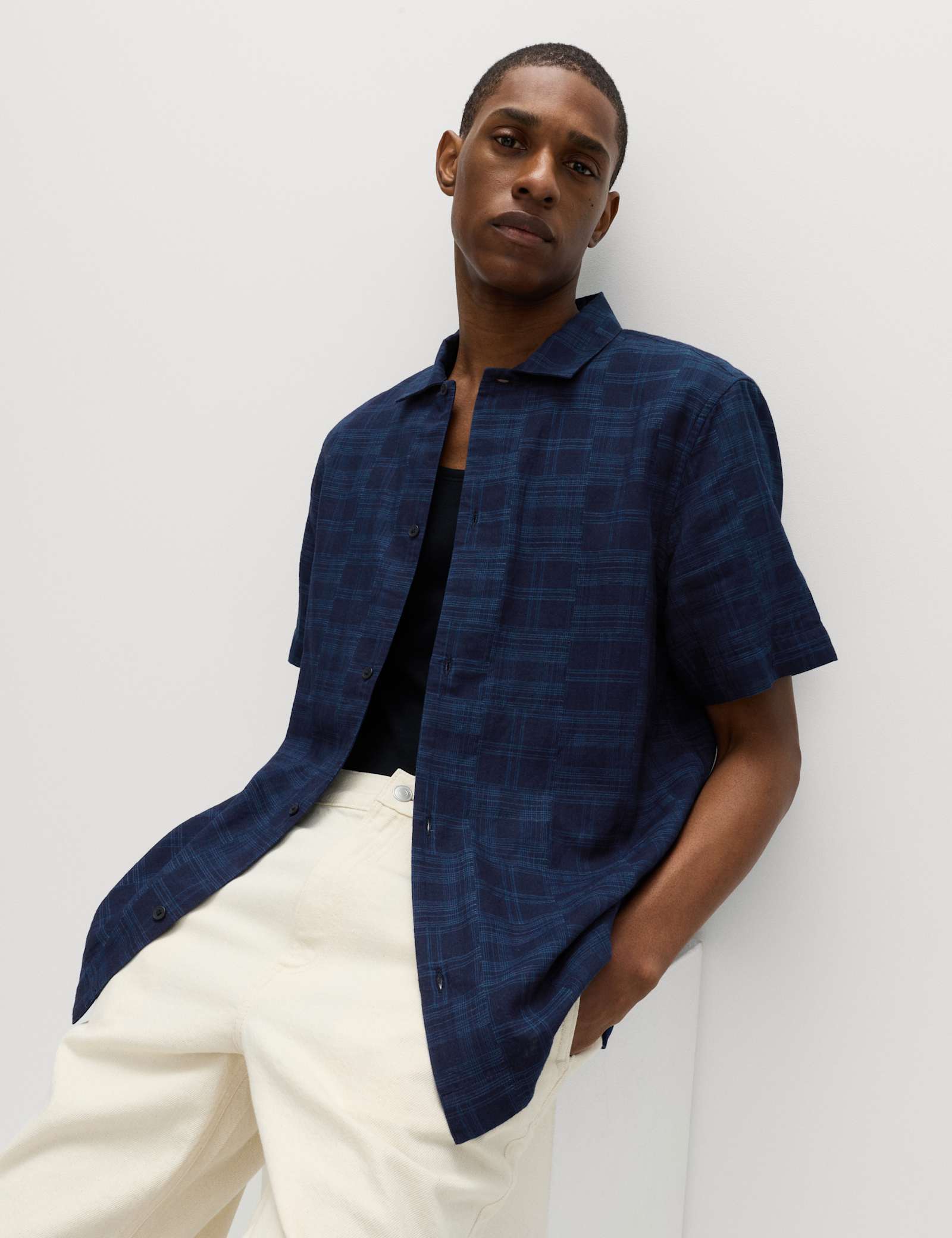 Regular Fit Easy Iron Pure Cotton Shirt - image 2