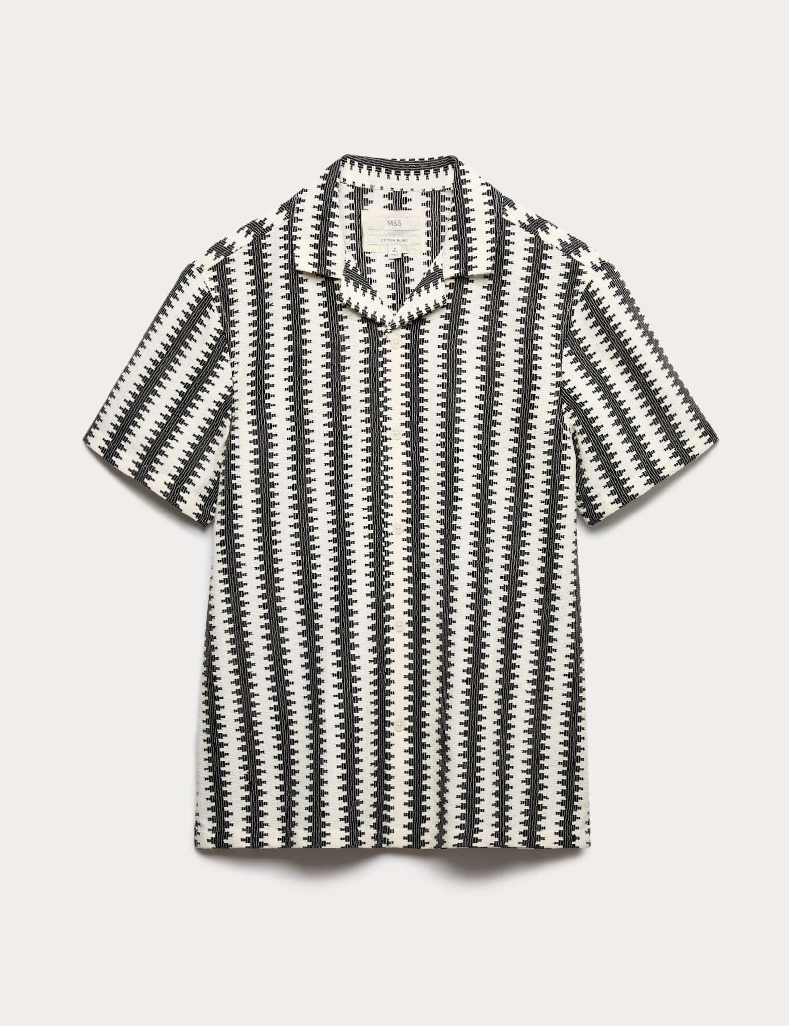 Regular Fit Cotton Blend Short Sleeve Shirt - image 1