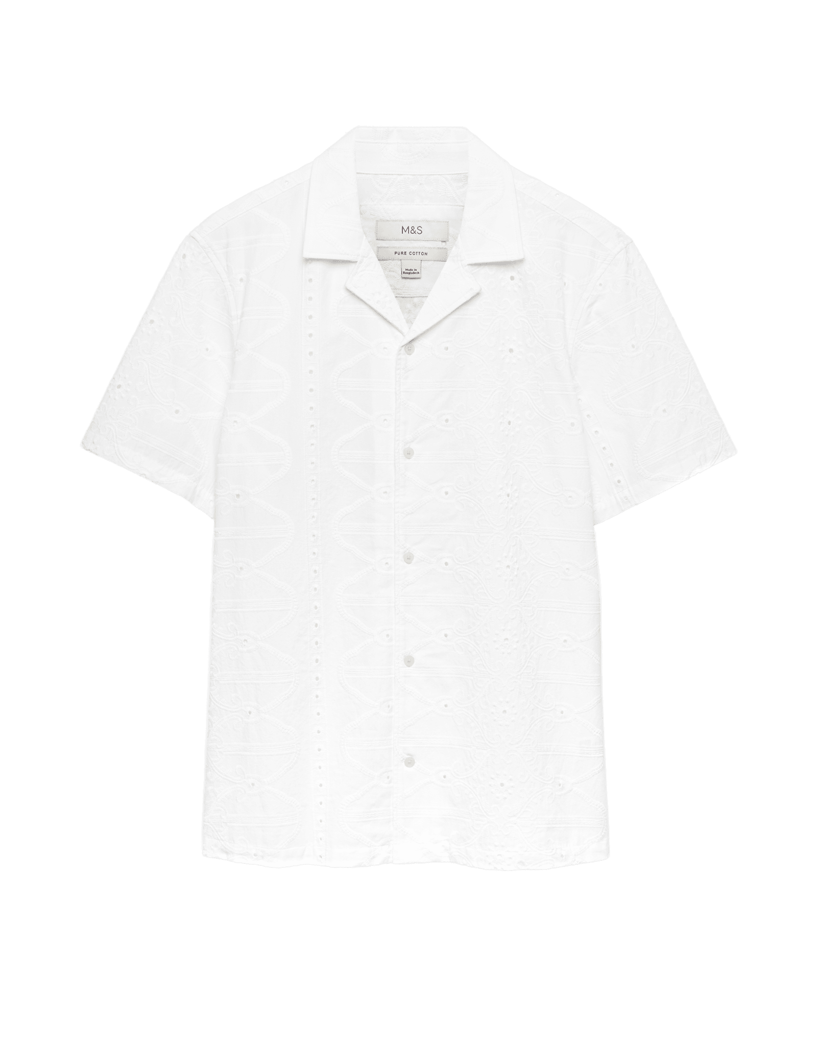 Regular Fit Pure Cotton Embroidered Shirt - image 5