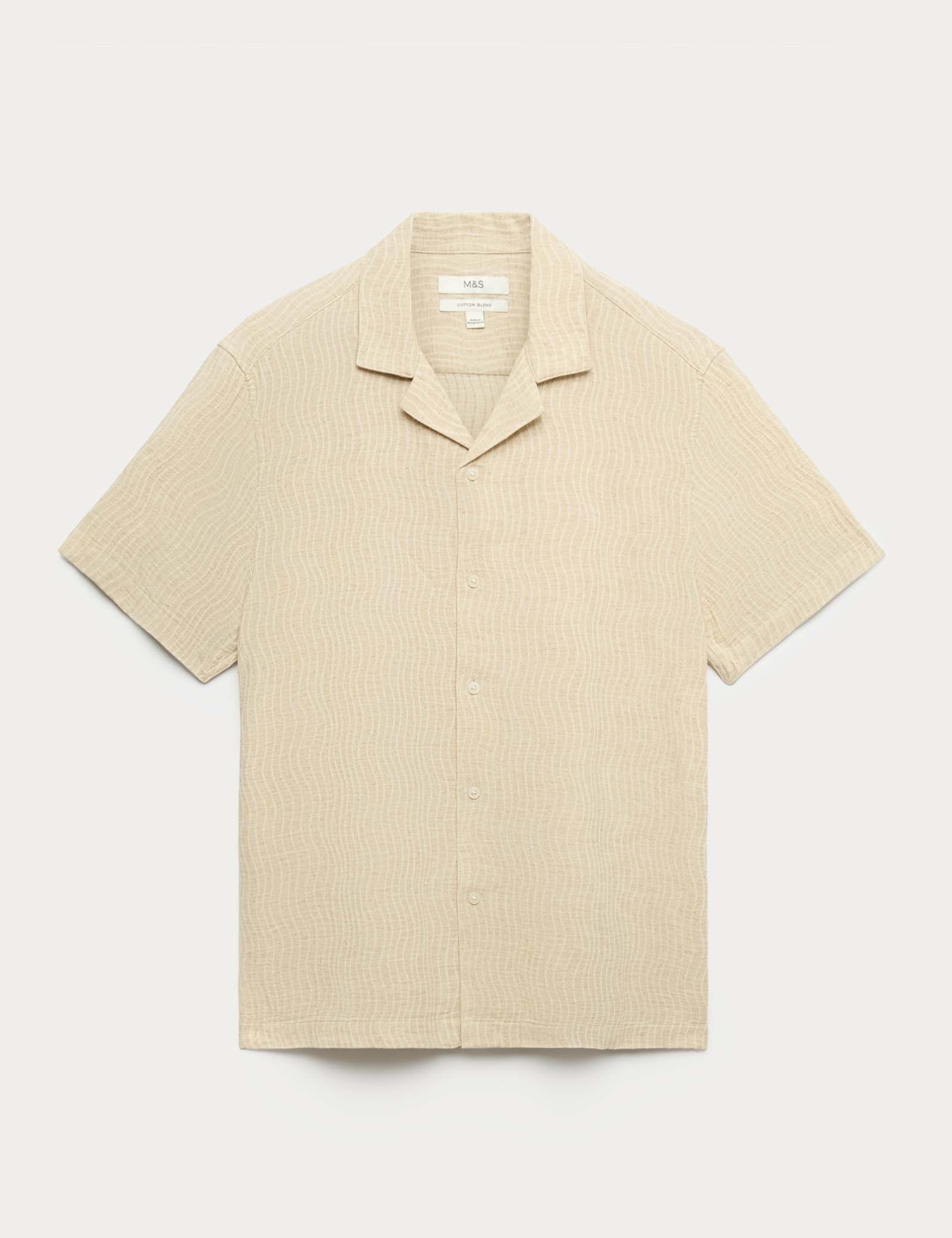 Cotton Rich Short Sleeve Shirt - image 1