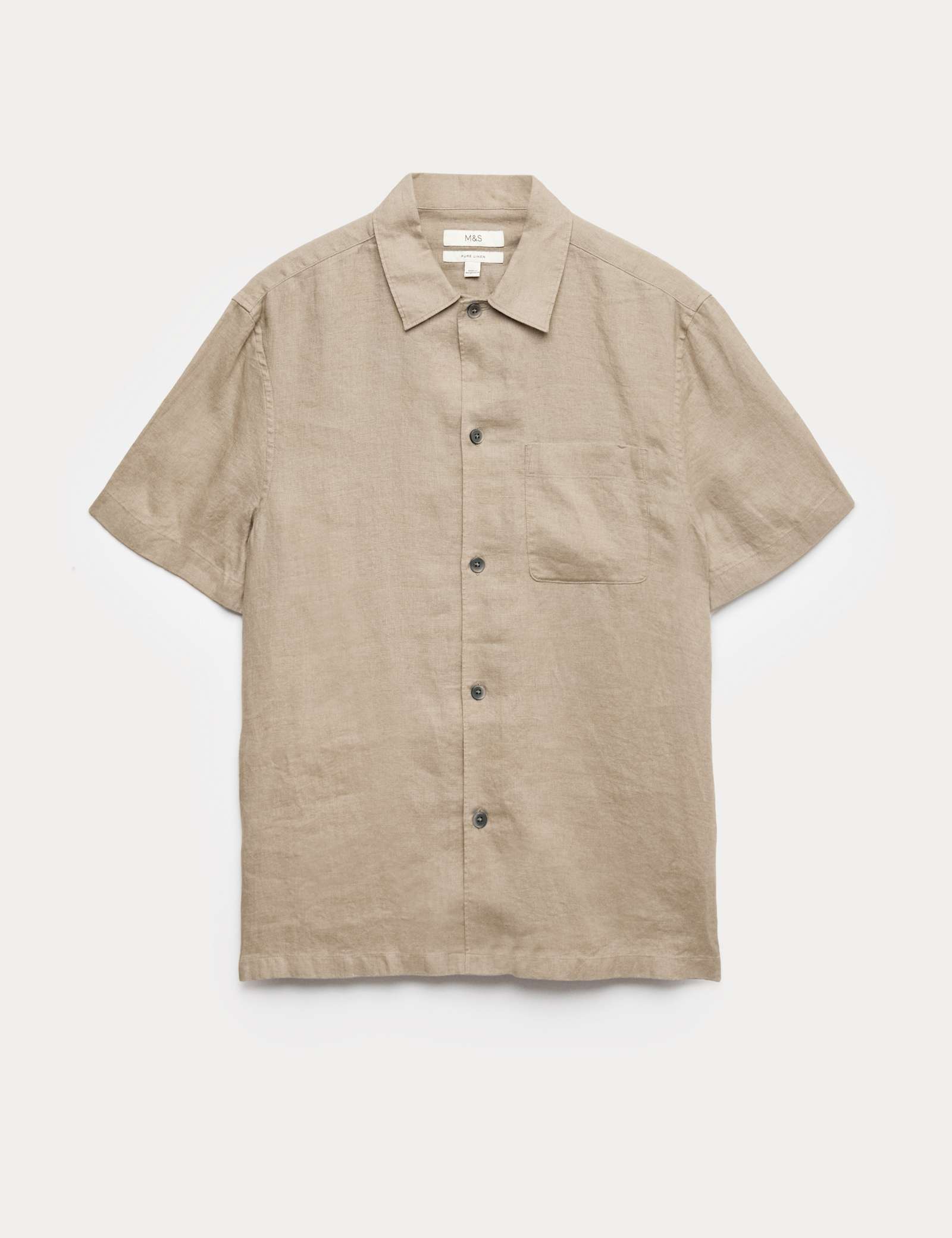 Pure Linen Short Sleeve Shirt - image 1