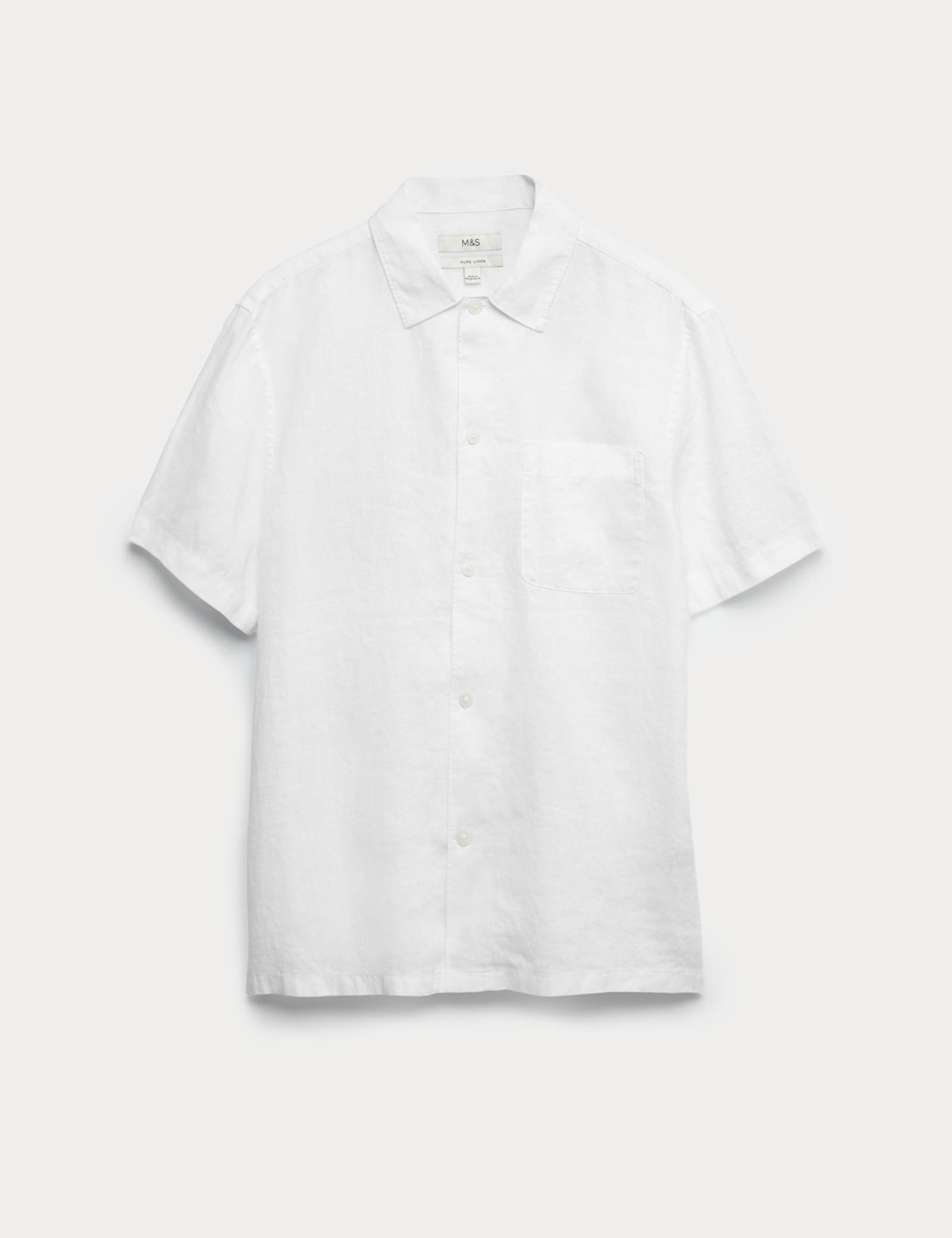 Pure Linen Short Sleeve Shirt - image 4