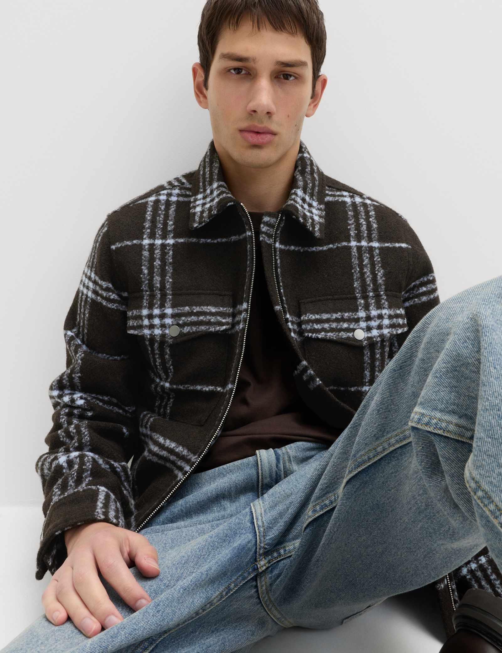 Checked Overshirt - image 4