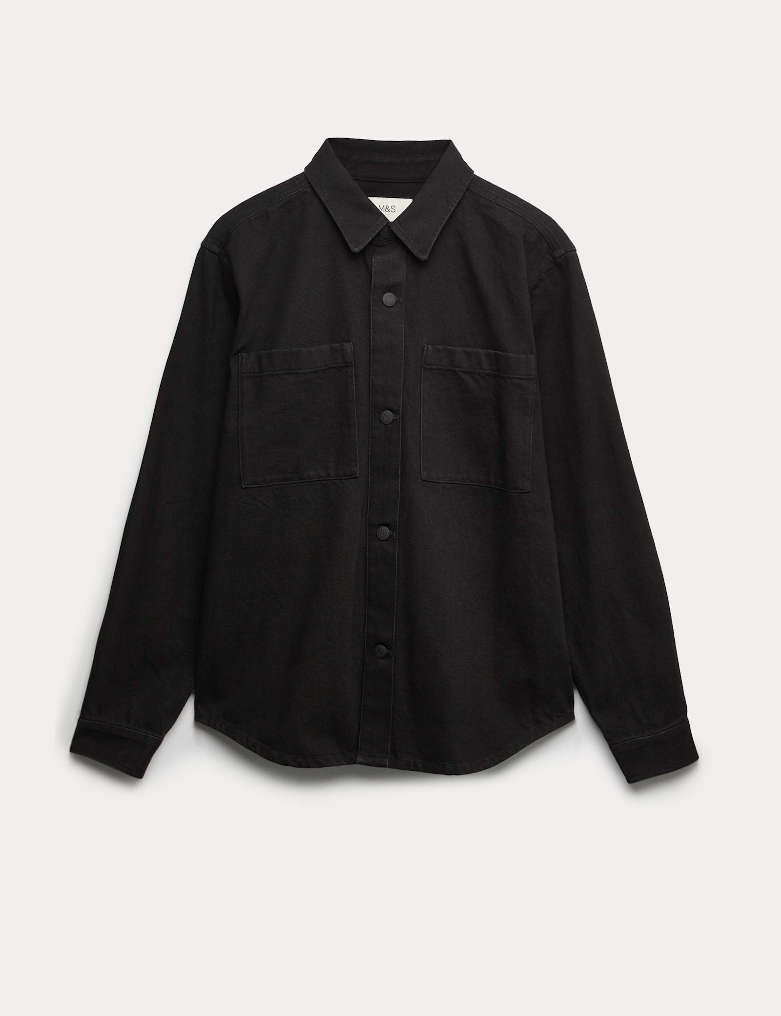 Regular Fit Denim Overshirt - image 1