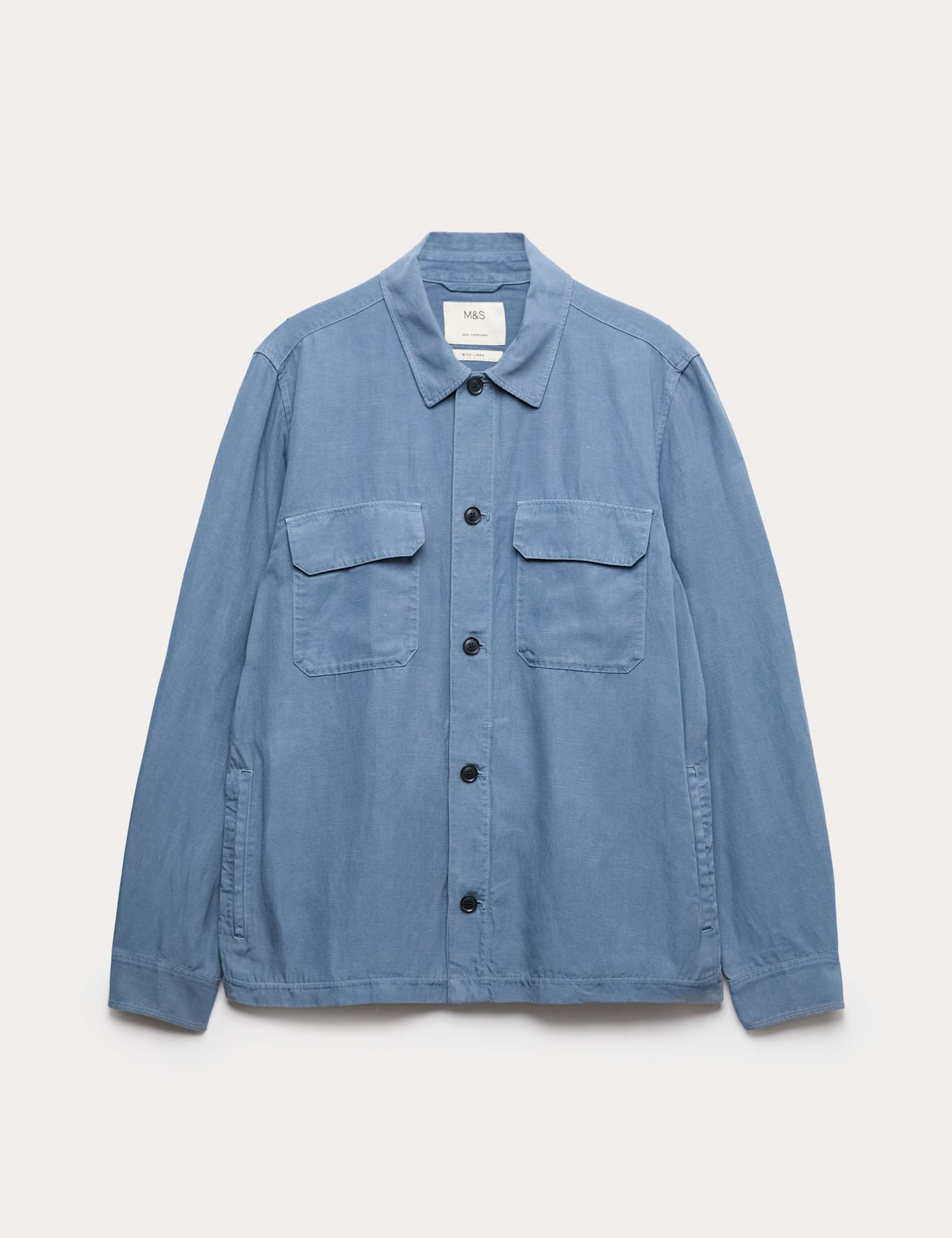 Regular Fit Lyocell Blend Overshirt - image 1
