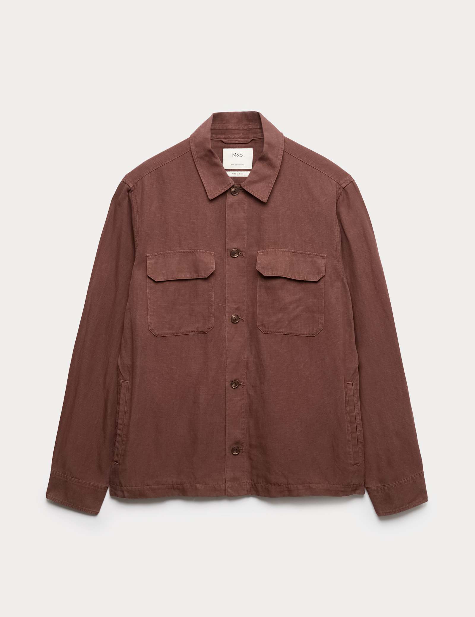 Regular Fit Lyocell Blend Overshirt - image 2