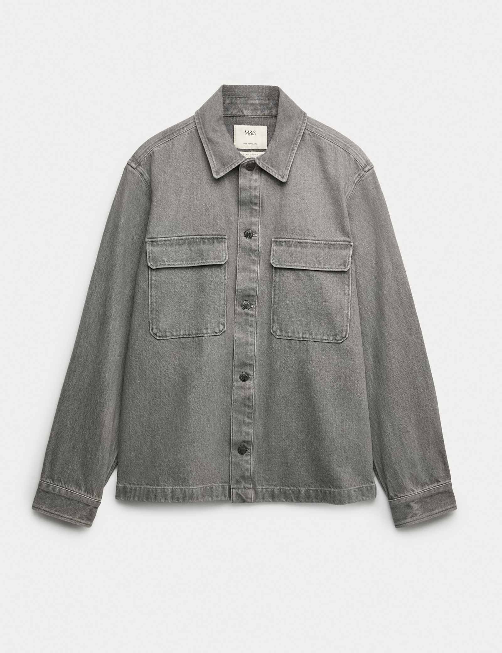 Pure Cotton Denim Overshirt - image 2
