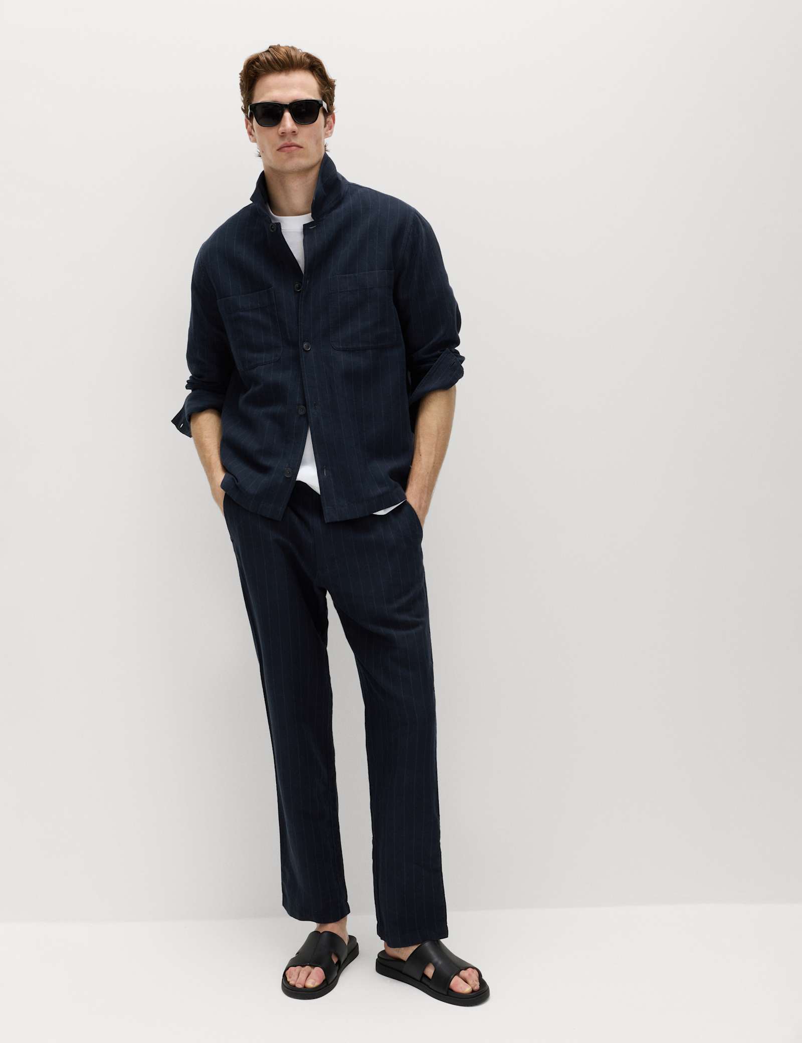 Linen Rich Overshirt - image 5