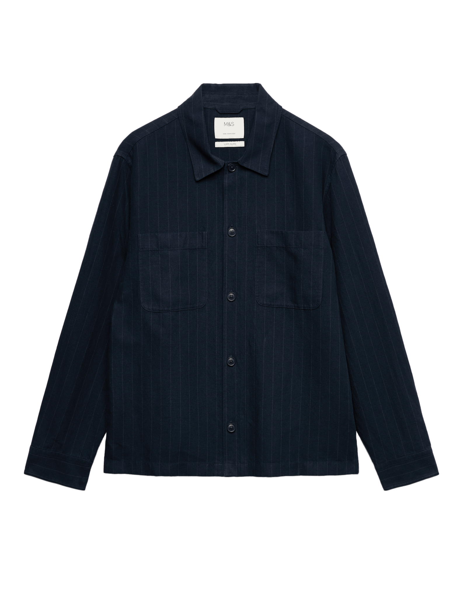 Linen Rich Overshirt - image 3