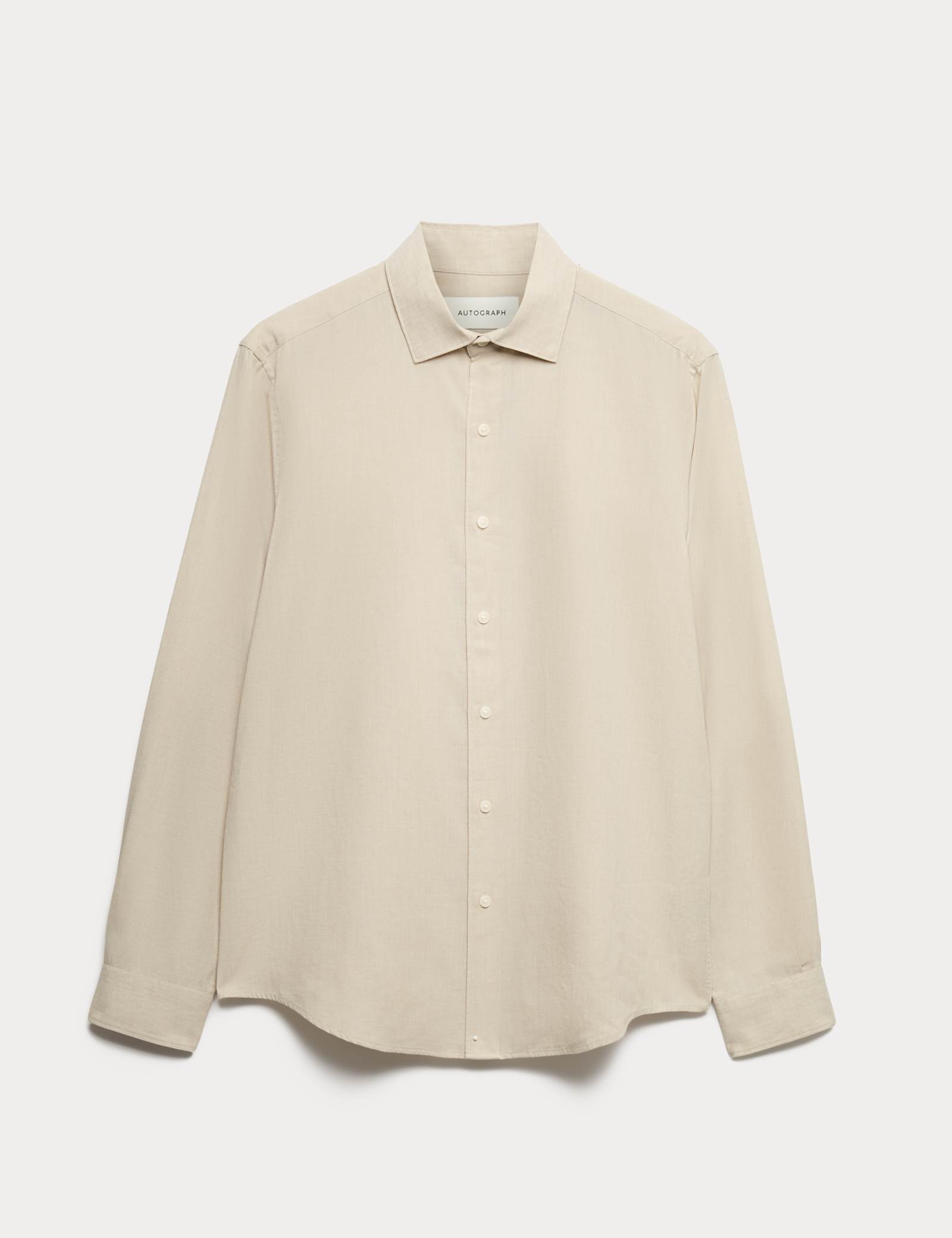 Easy Iron Linen Rich Performance Shirt - image 1