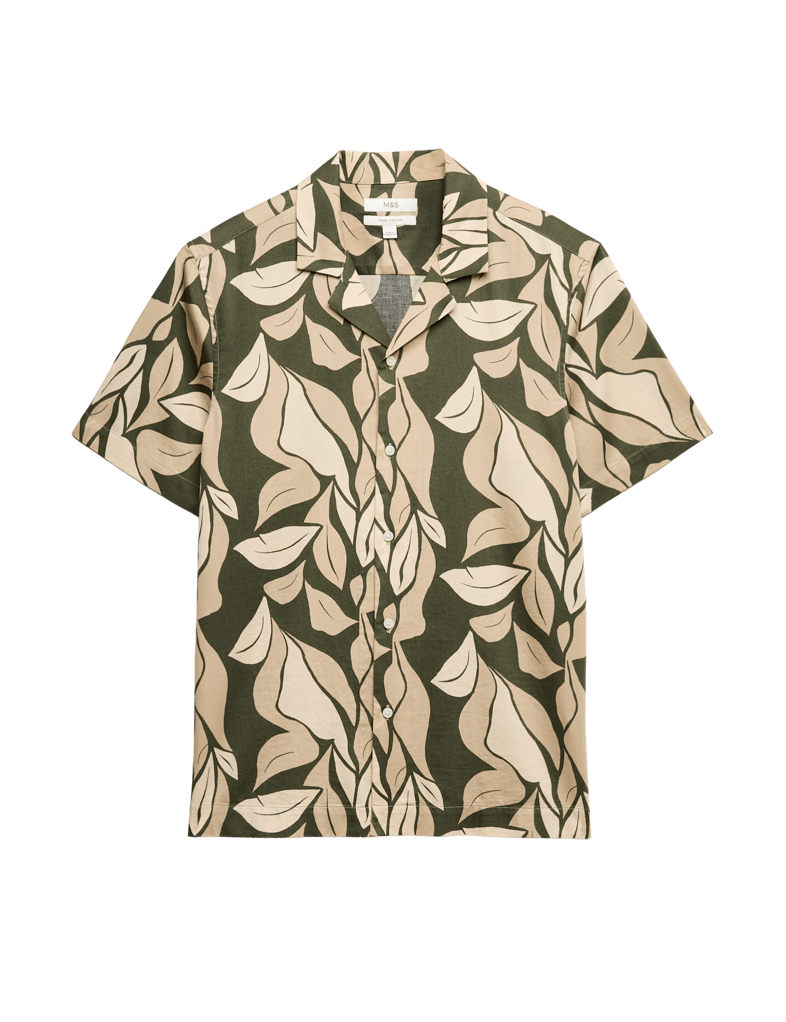 Pure Cotton Floral Short Sleeve Shirt - image 3