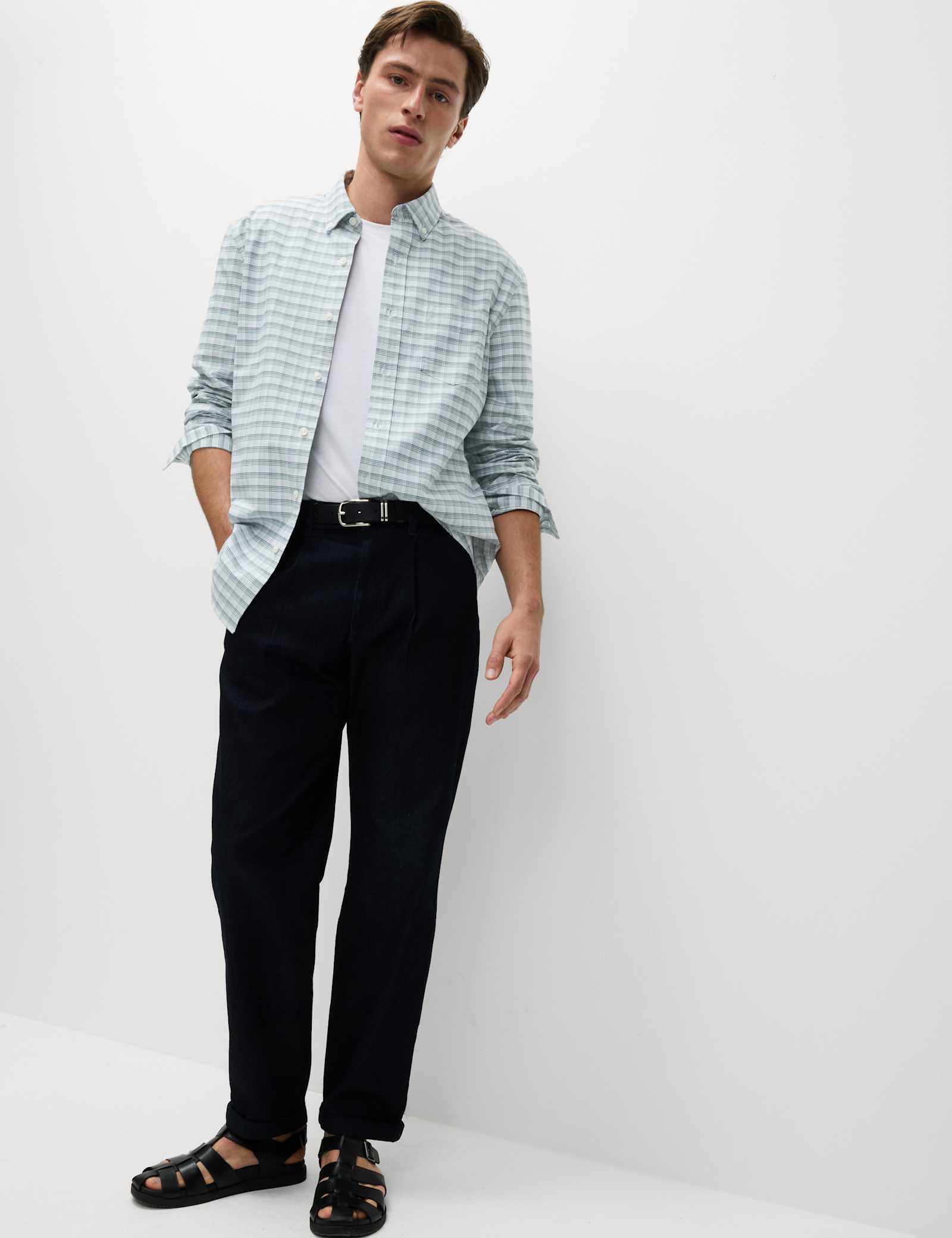 Ultimate Pure Cotton Check Oxford Shirt - image 4