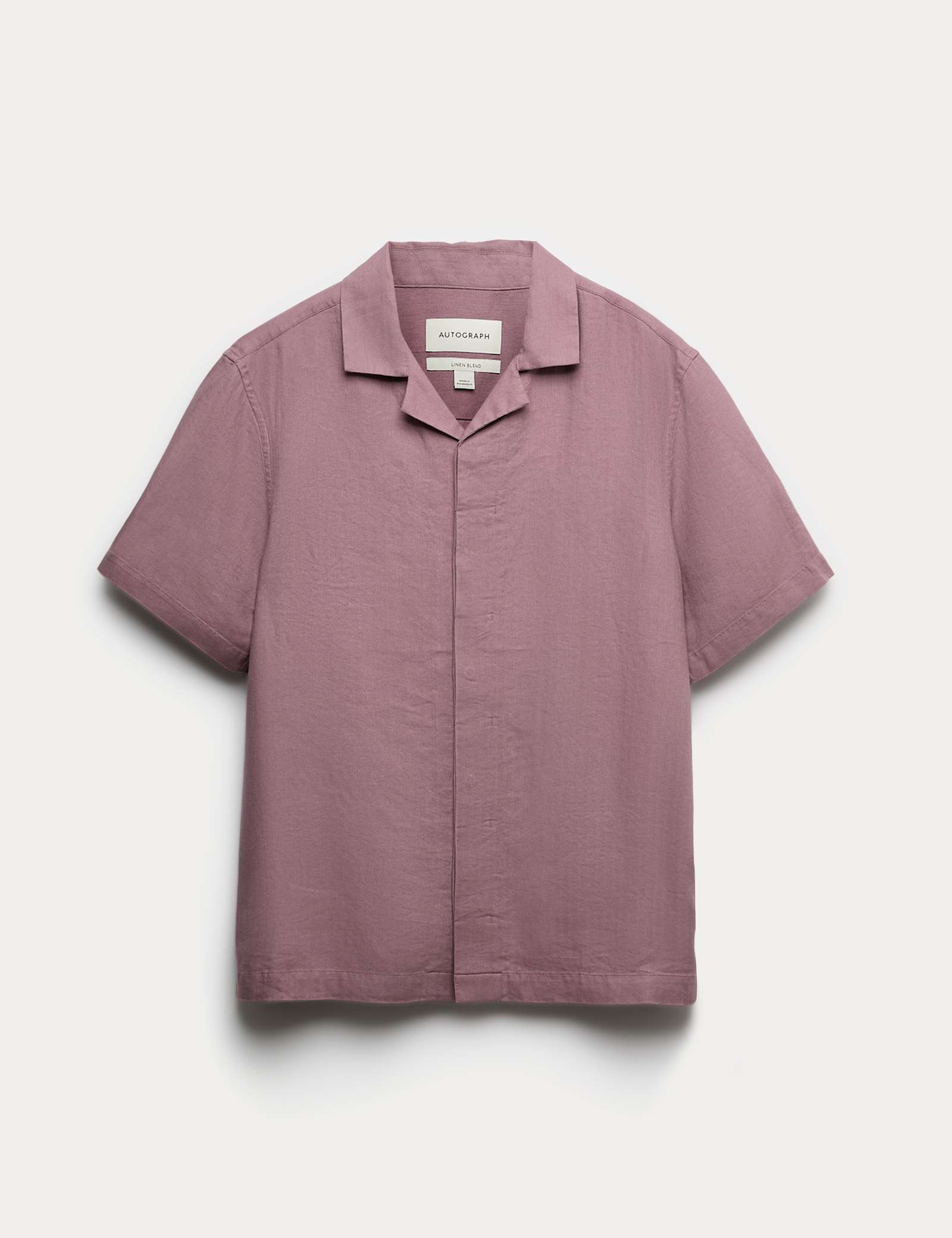 Linen Blend Short Sleeve Shirt - image 3