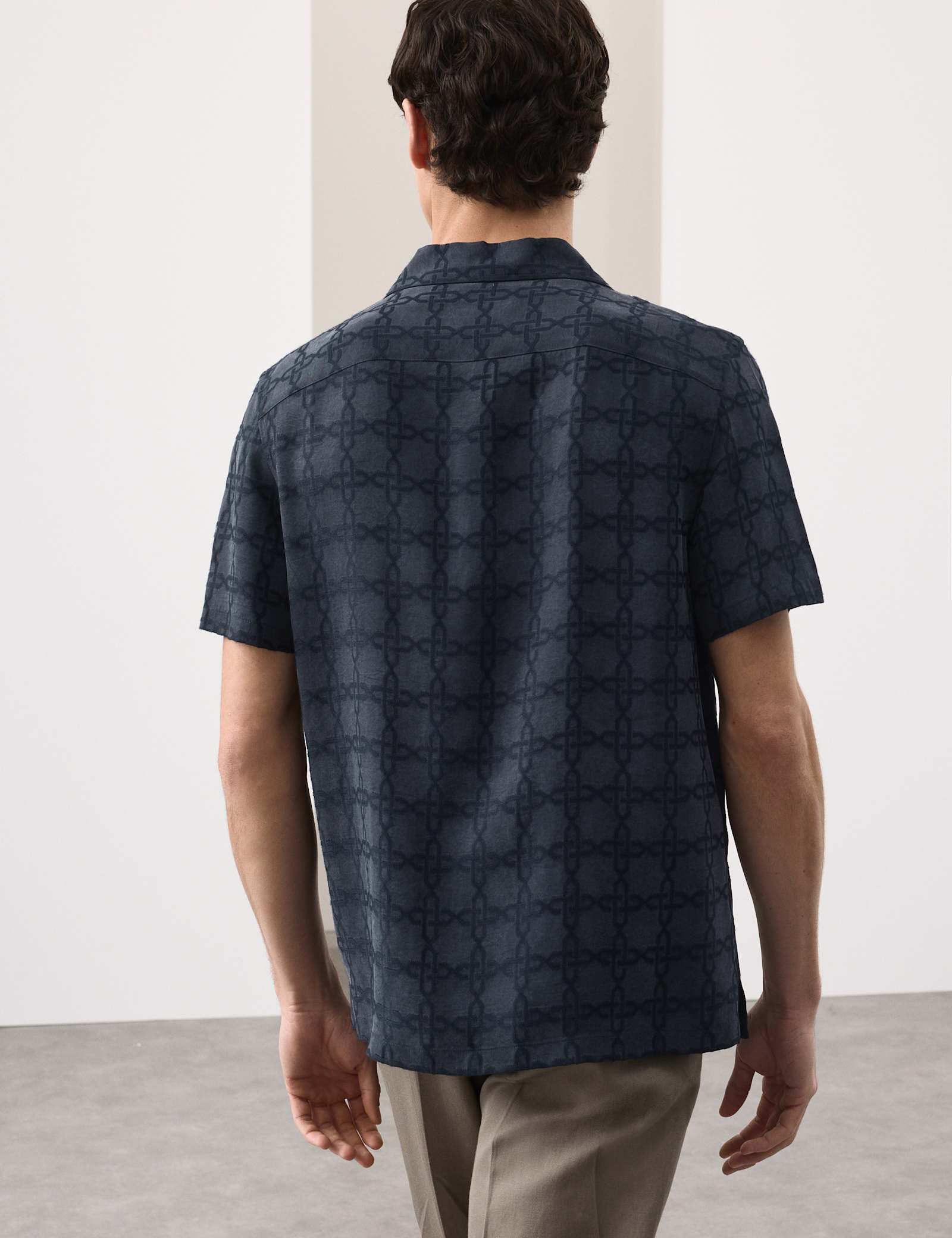 Geometric Print Shirt - image 5
