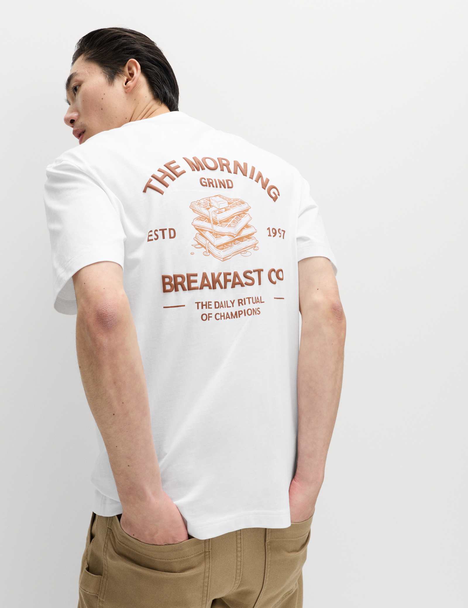 Pure Cotton Morning Grind Graphic T-Shirt - image 4
