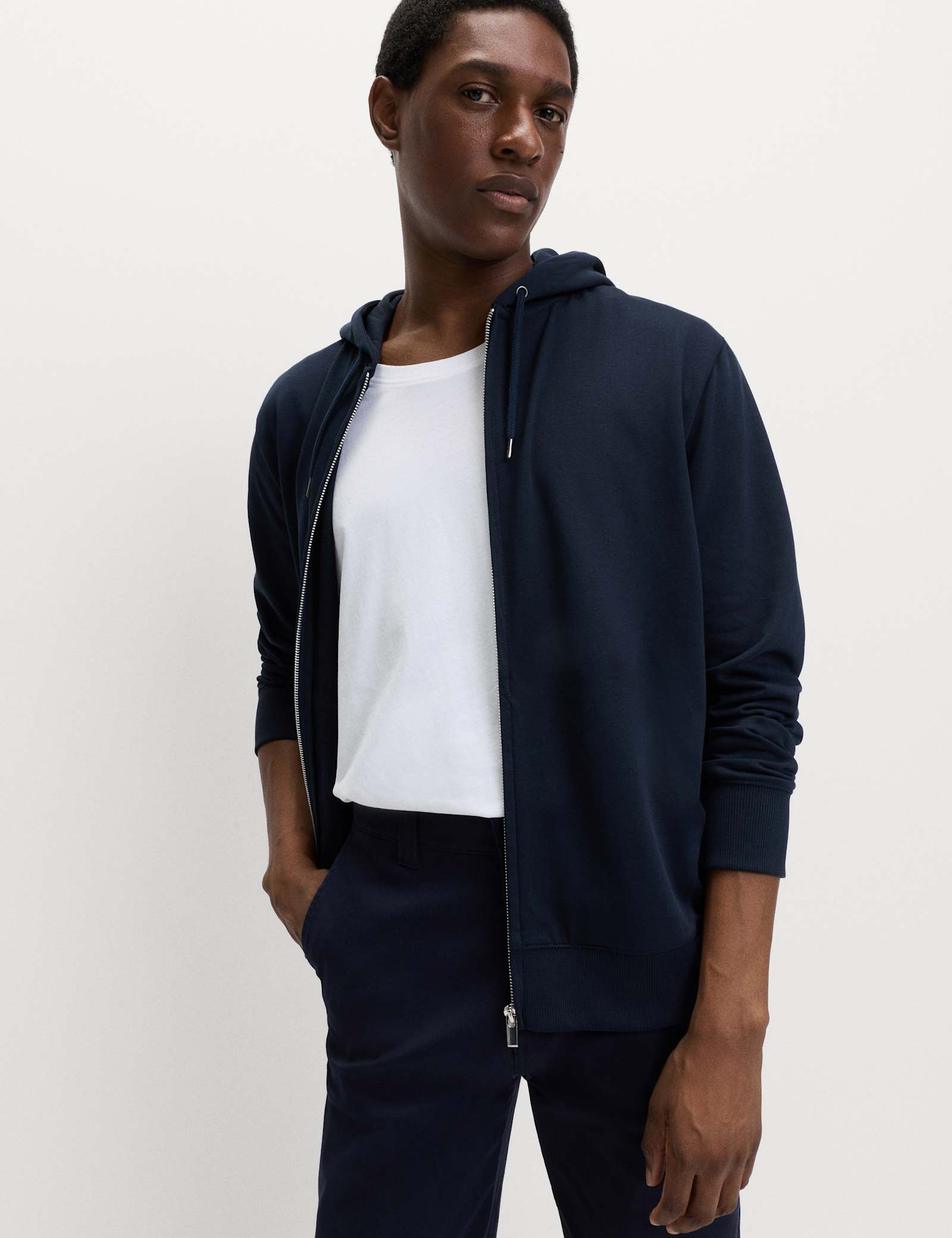 Cotton Rich Zip Through Hoodie - image 5