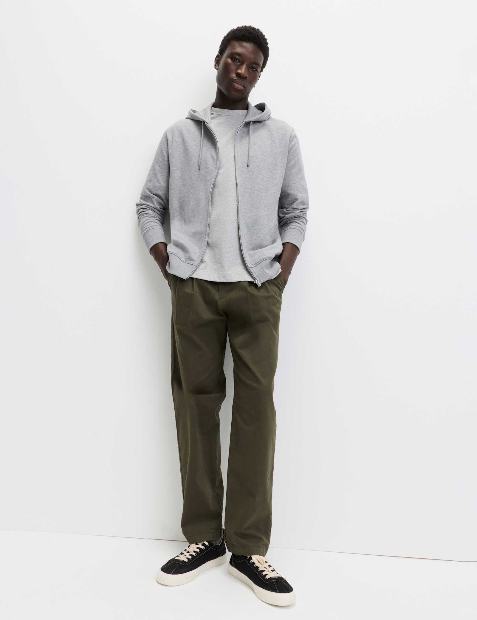 Cotton Rich Zip Through Hoodie - image 4