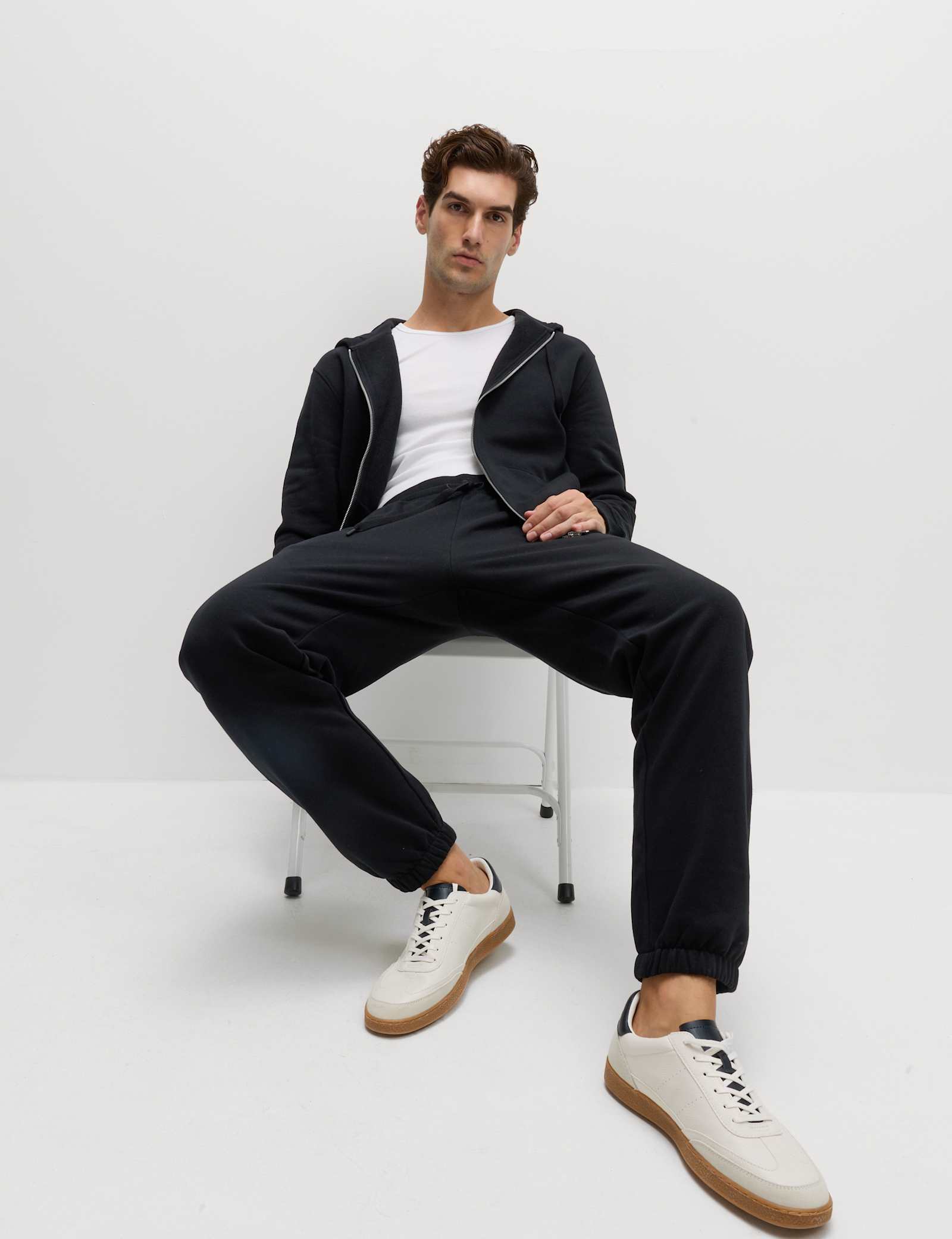 Elasticated Waist Cotton Rich Joggers - image 4