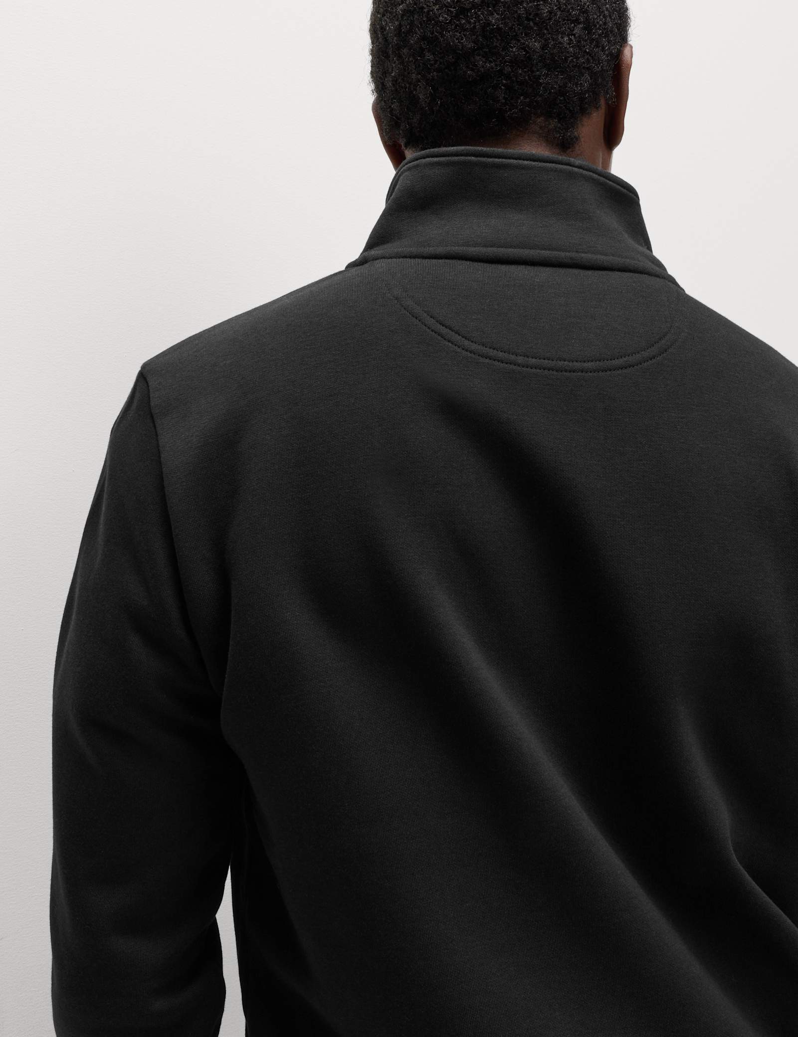Brushed Cotton Rich Funnel Neck Sweatshirt - image 4