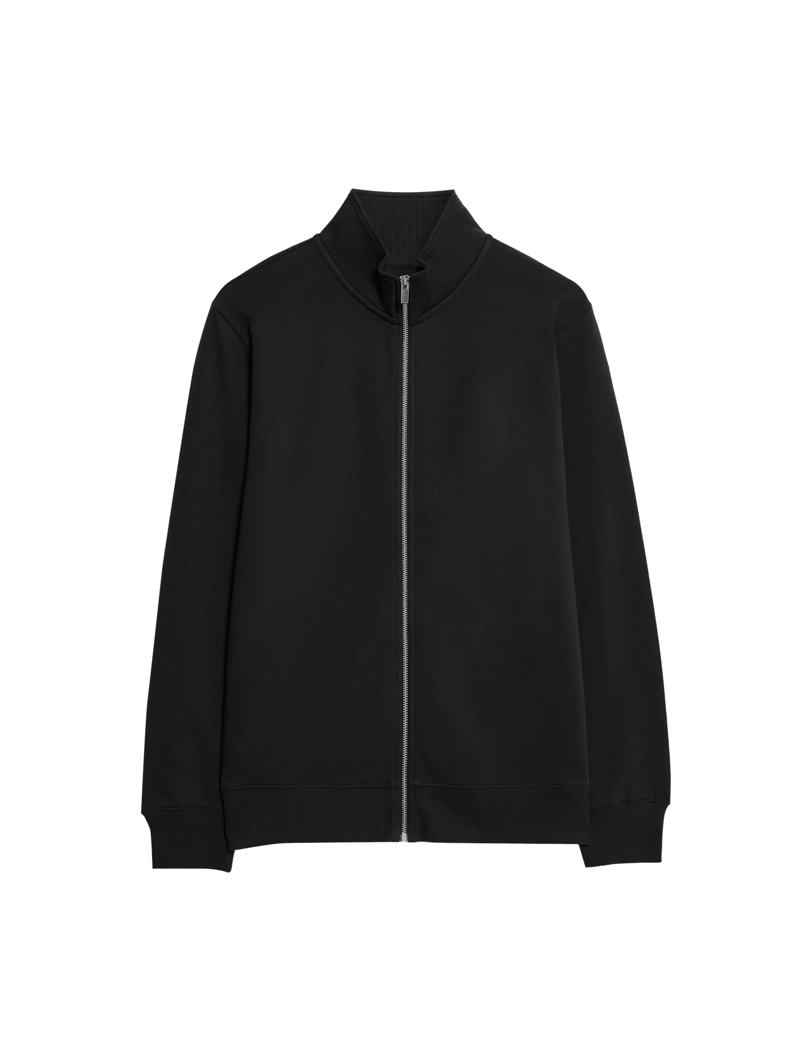 Brushed Cotton Rich Funnel Neck Sweatshirt - image 3
