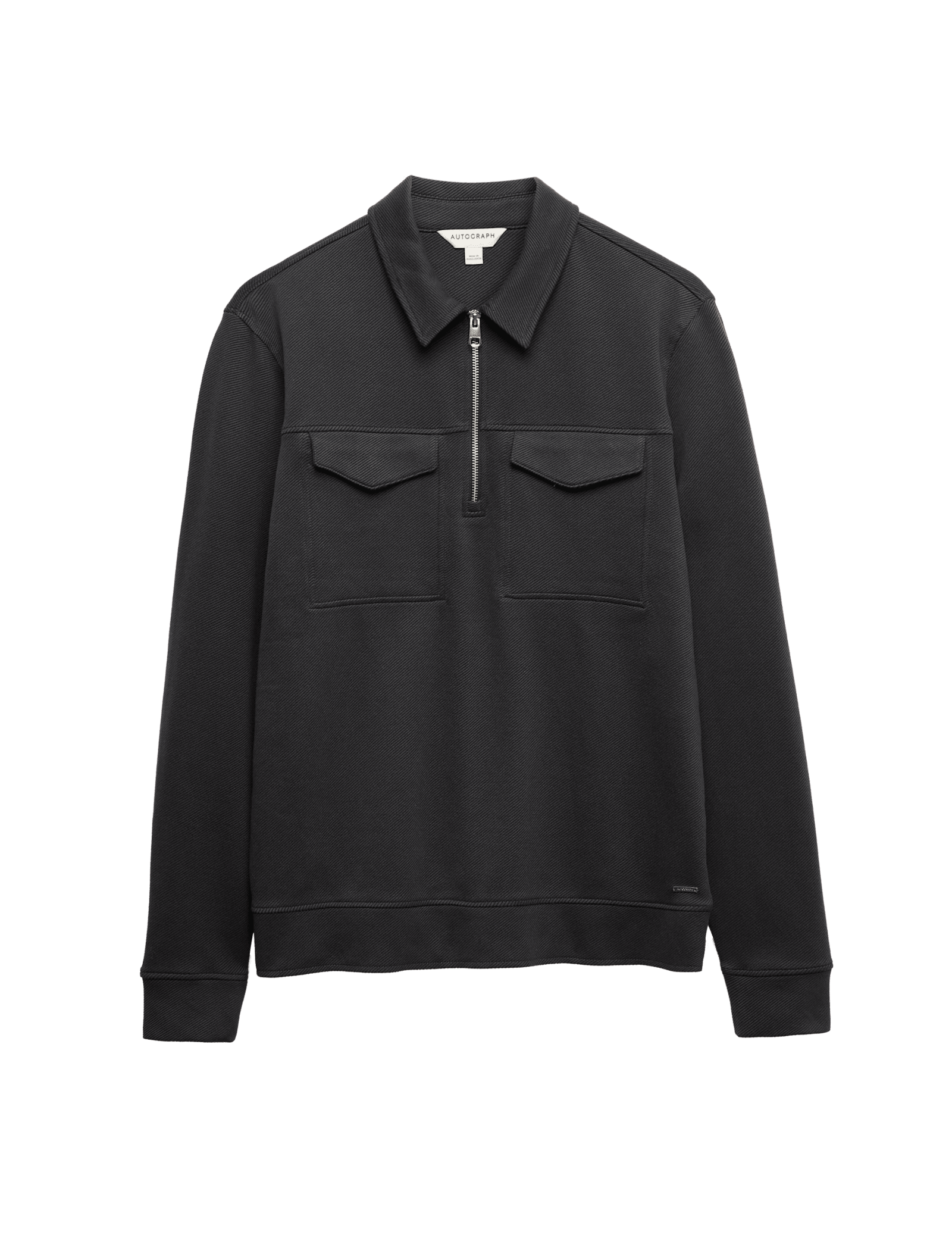 Cotton Rich Half Zip Sweatshirt - image 3