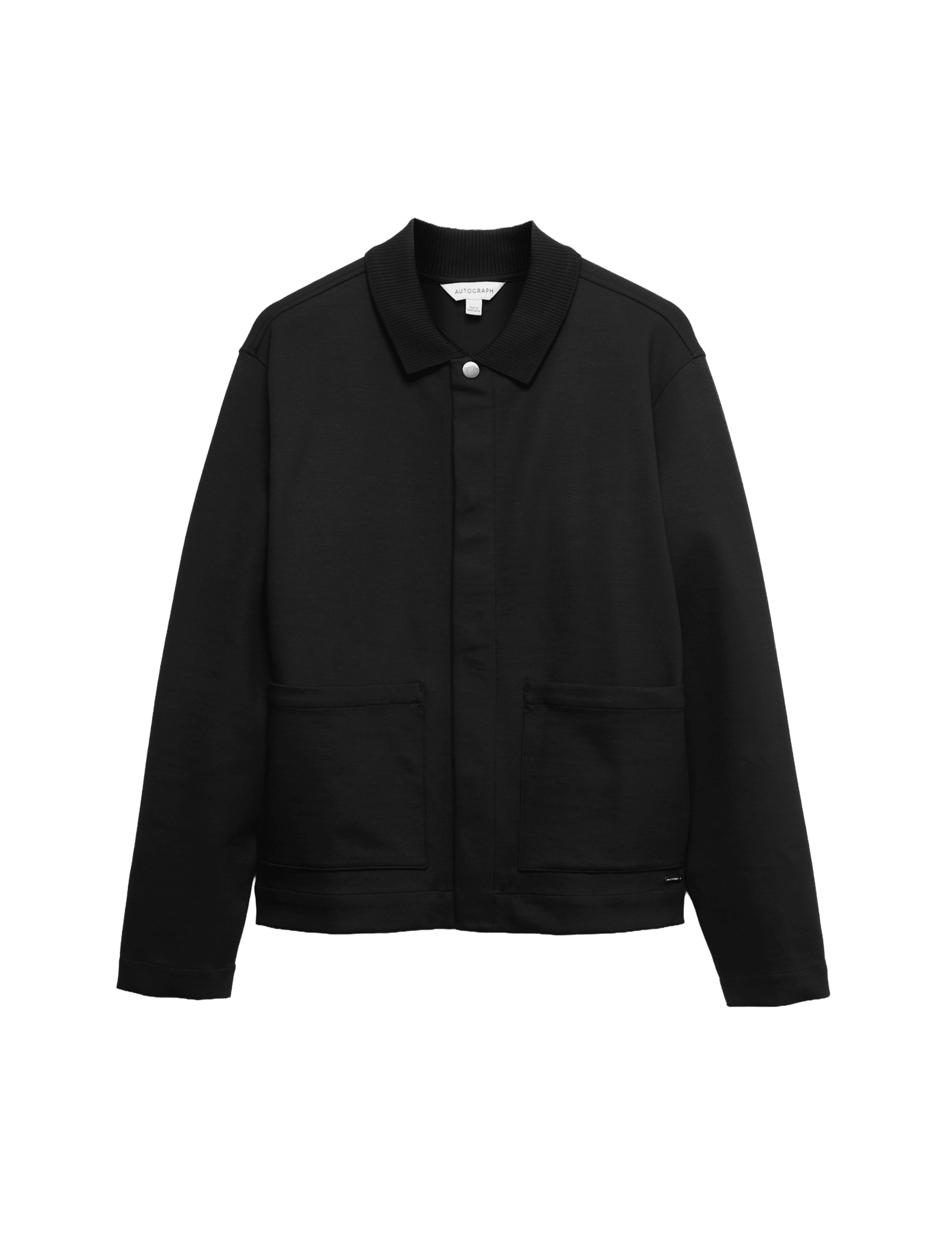 Cotton Rich Zip Up Overshirt - image 3