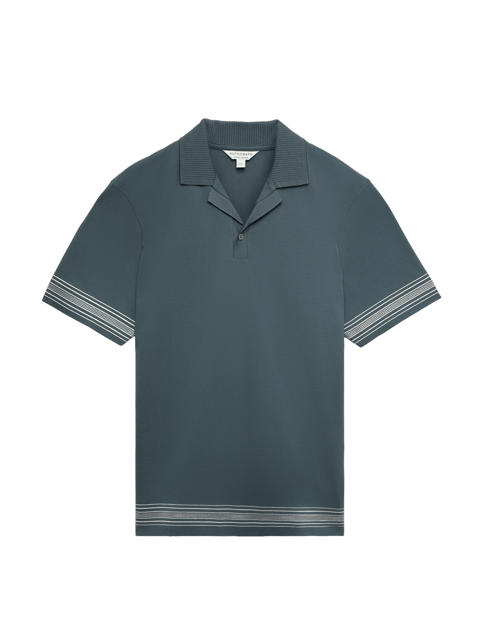 Pure Supima Cotton Embroidered Polo Shirt - image 5
