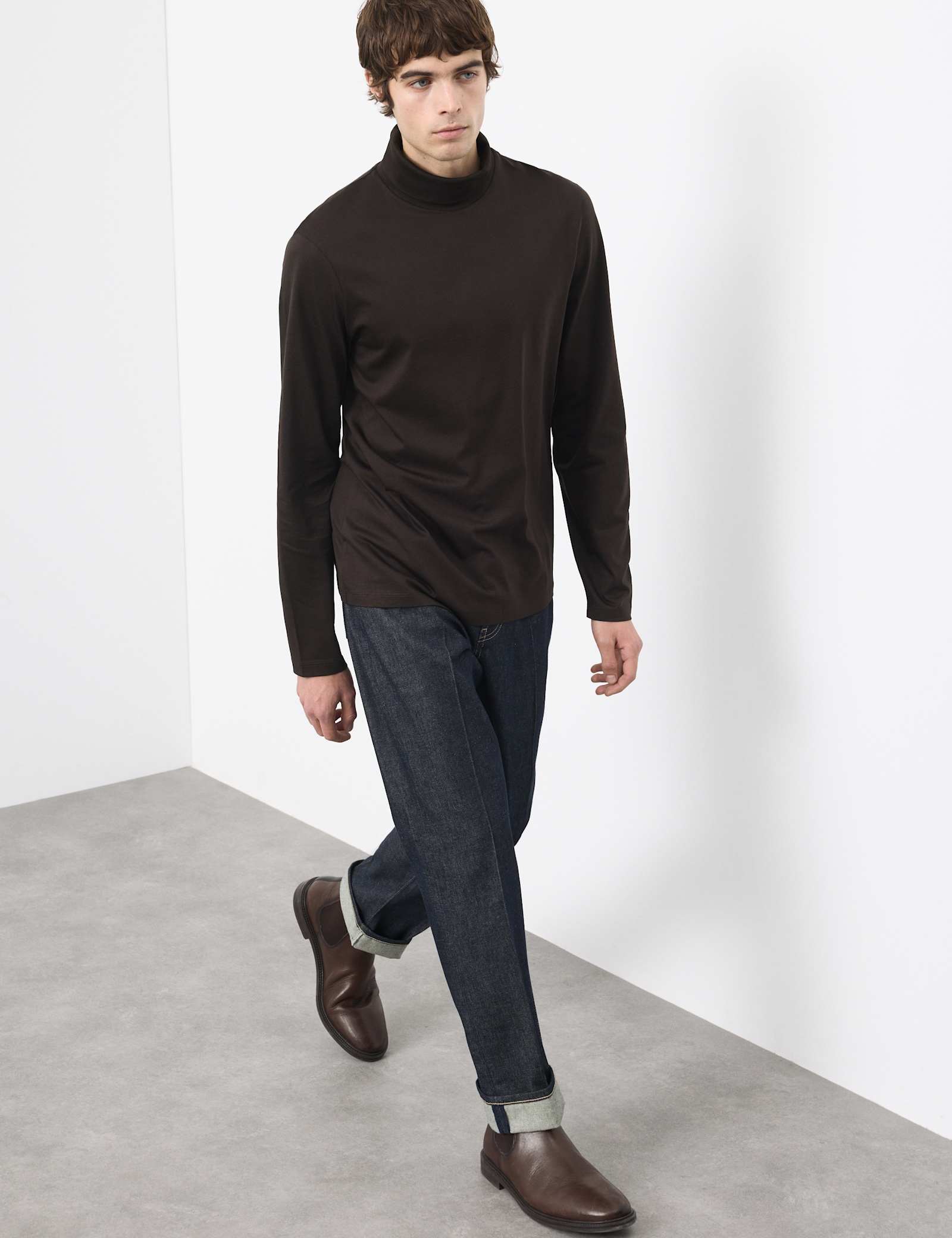 Pure Supima Cotton Long Sleeve T-Shirt - image 2