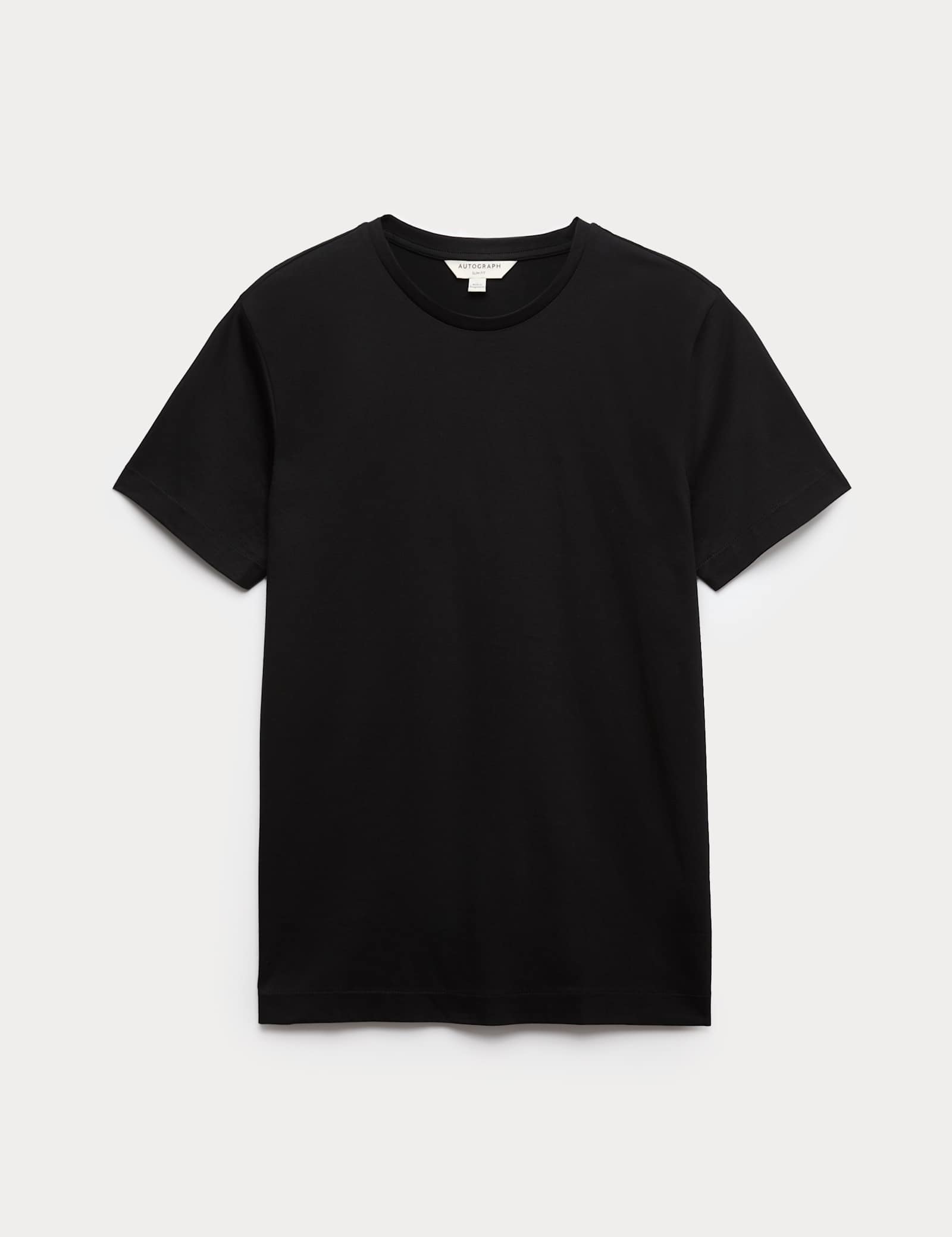 Pure Supima Cotton Slim Fit Crew Neck T Shirt - image 1