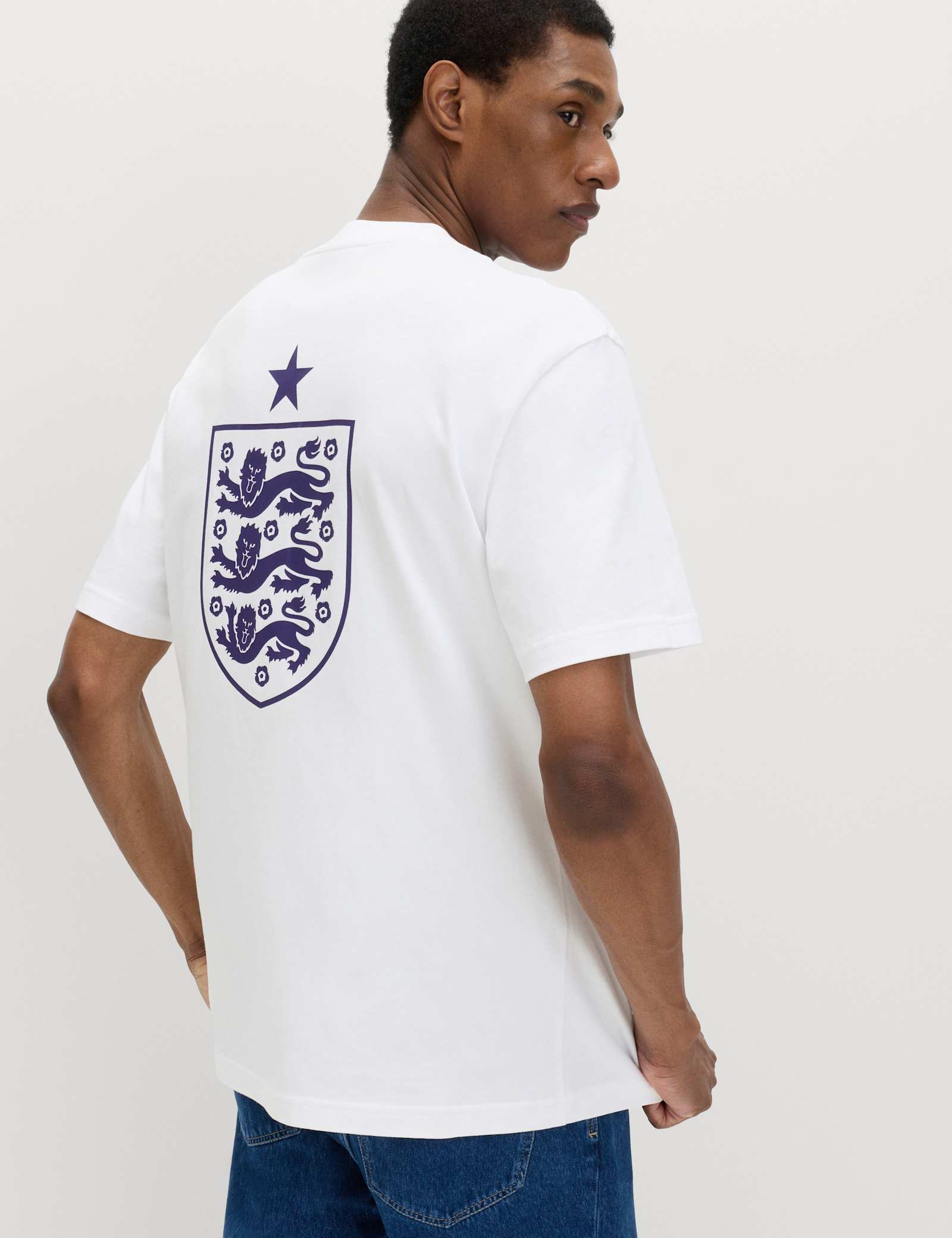 Pure Cotton Crew Neck Graphic T-Shirt - image 5
