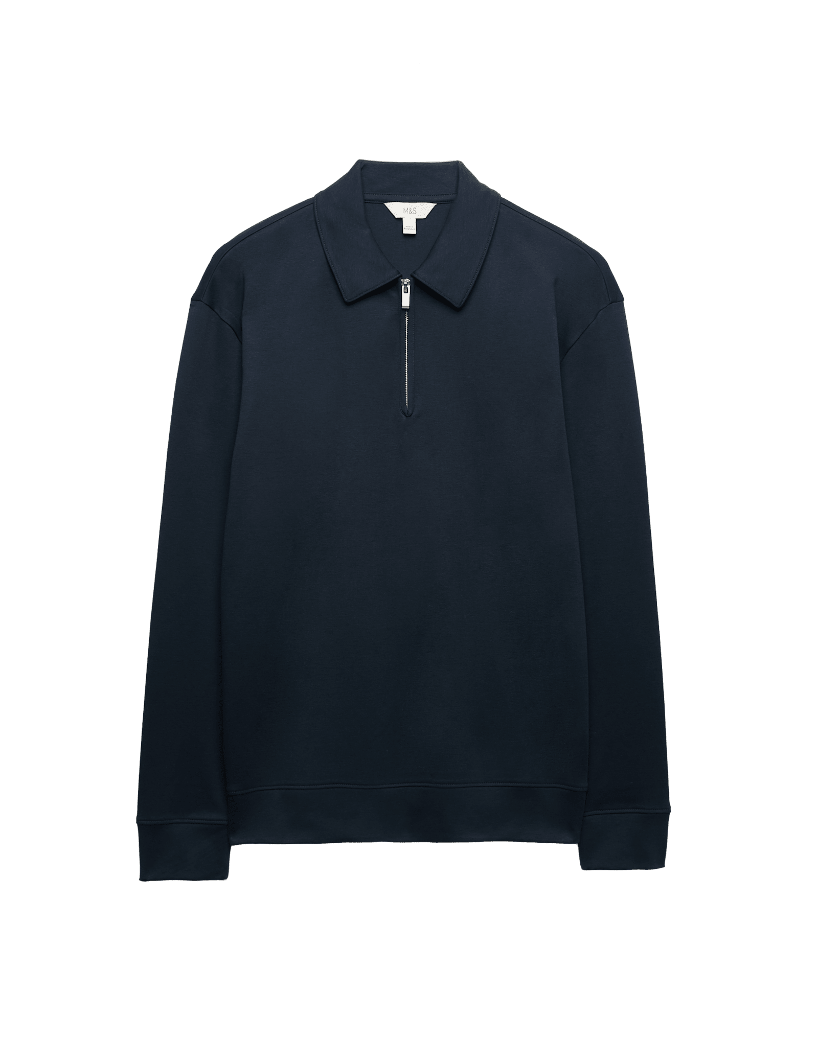 Cotton Rich Half Zip Sweatshirt - image 5