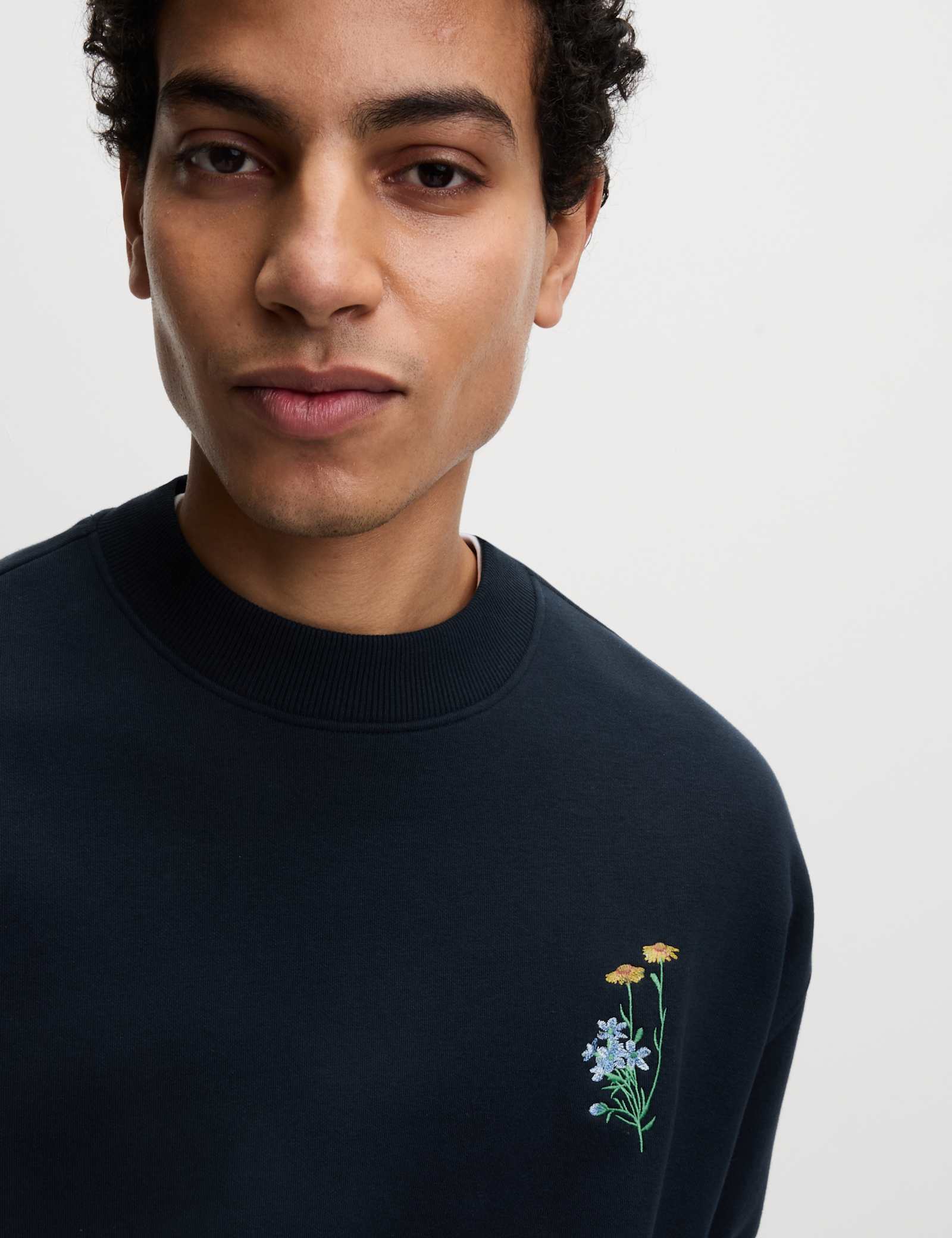 Pure Cotton Embroidered Sweatshirt - image 5
