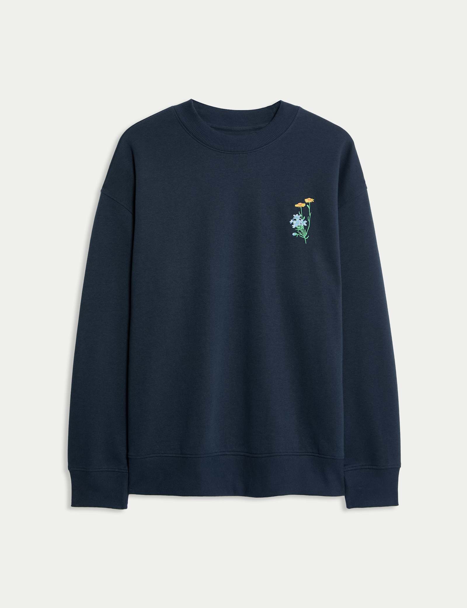 Pure Cotton Embroidered Sweatshirt - image 1