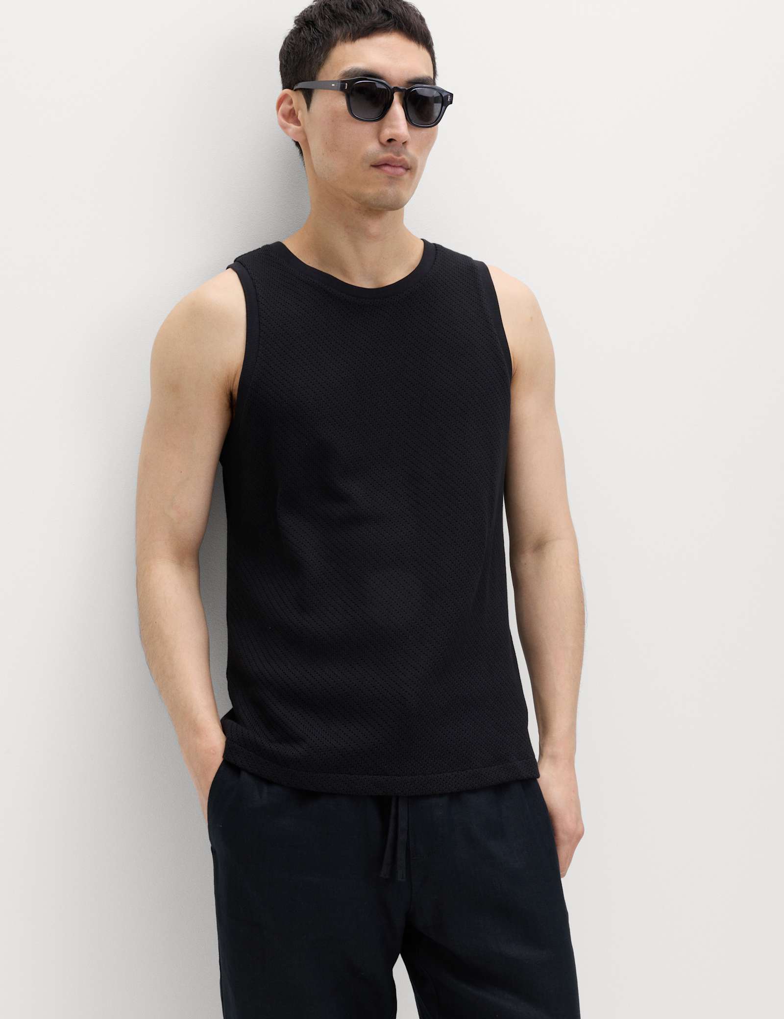 Cotton Rich Knitted Vest - image 3