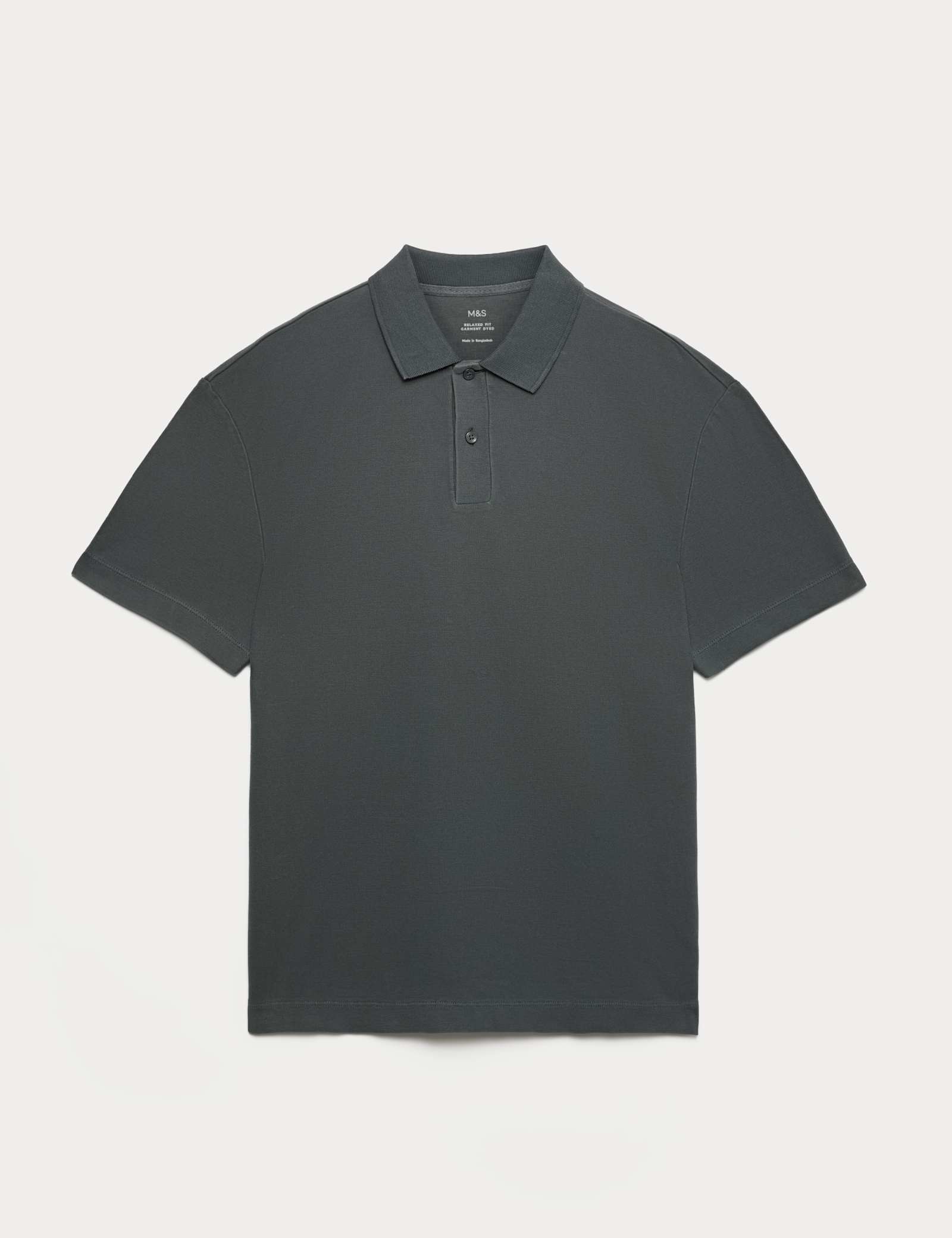 Pure Cotton Garment Dyed Polo Shirt - image 3