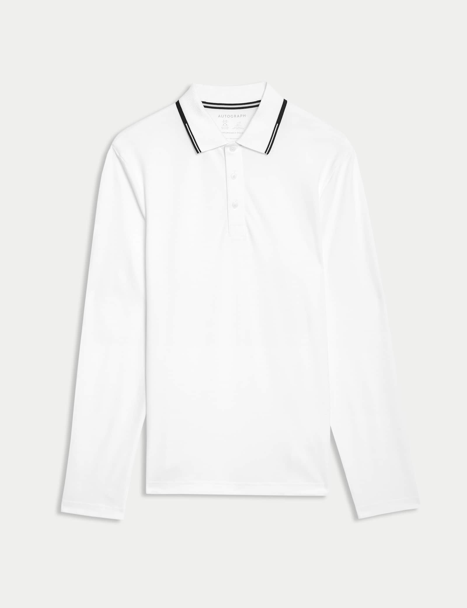 Cotton Rich Tipped Polo Shirt - image 1